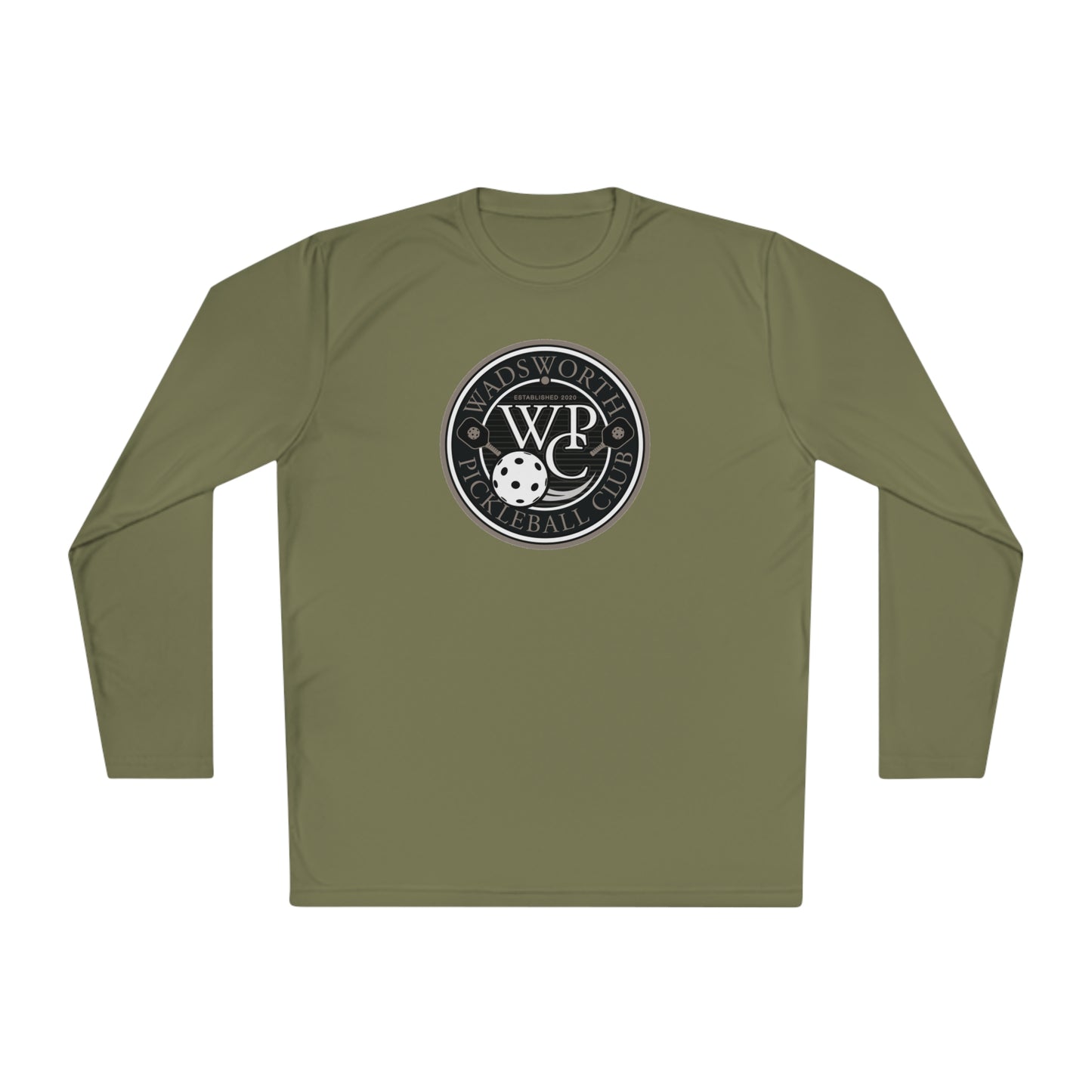 WPC GRAY LOGO SPORT-TEK (FRONT & PICKLEBALL BACK) - Unisex Lightweight Long Sleeve Tee