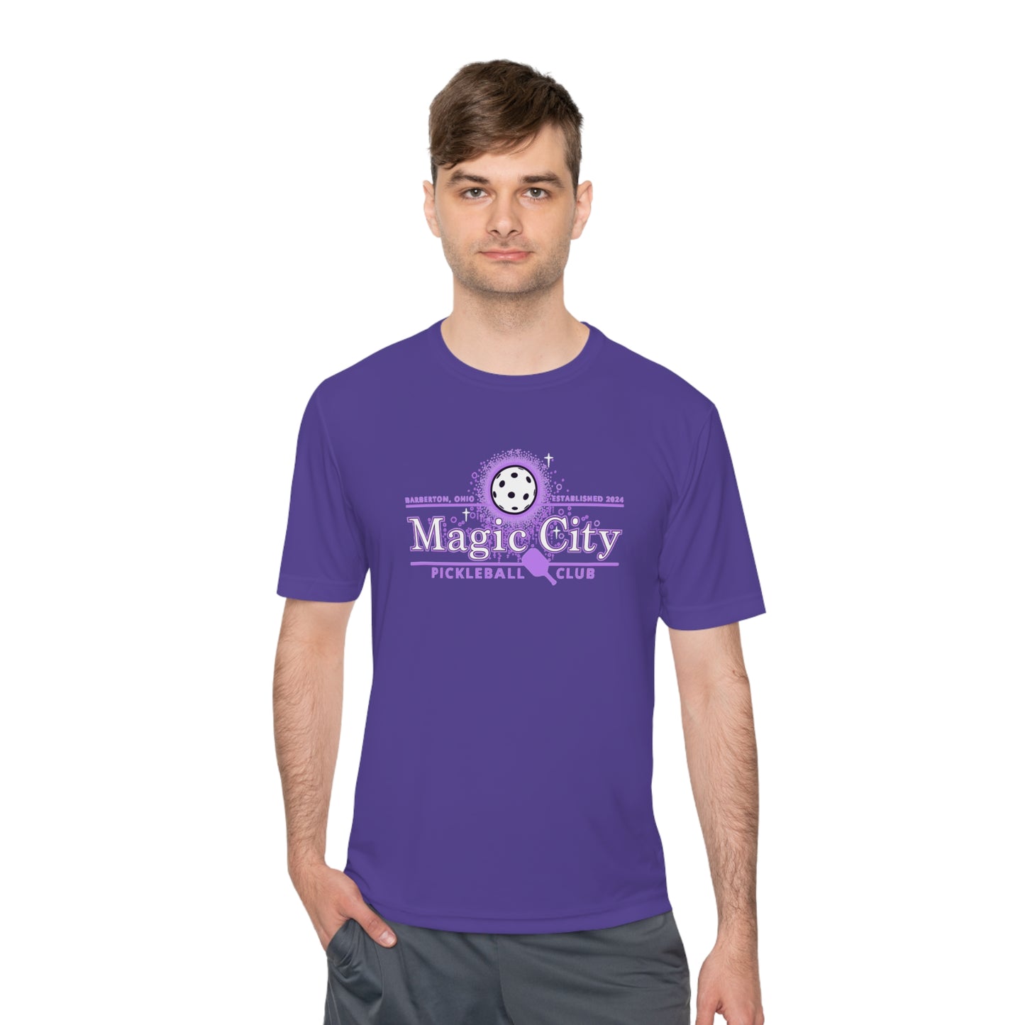 MCPC LOGO (FRONT & PICKLEBALL BACK) - UNISEX, Unisex Moisture Wicking SPORT-TEK Tee