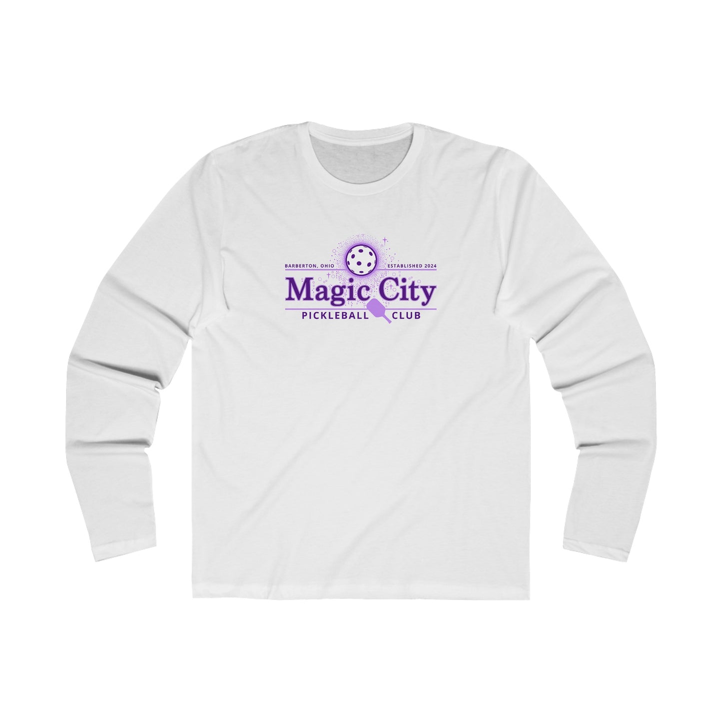 MCPC LOGO (FRONT & PICKLEBALL BACK) - Men's Long Sleeve Crew Tee