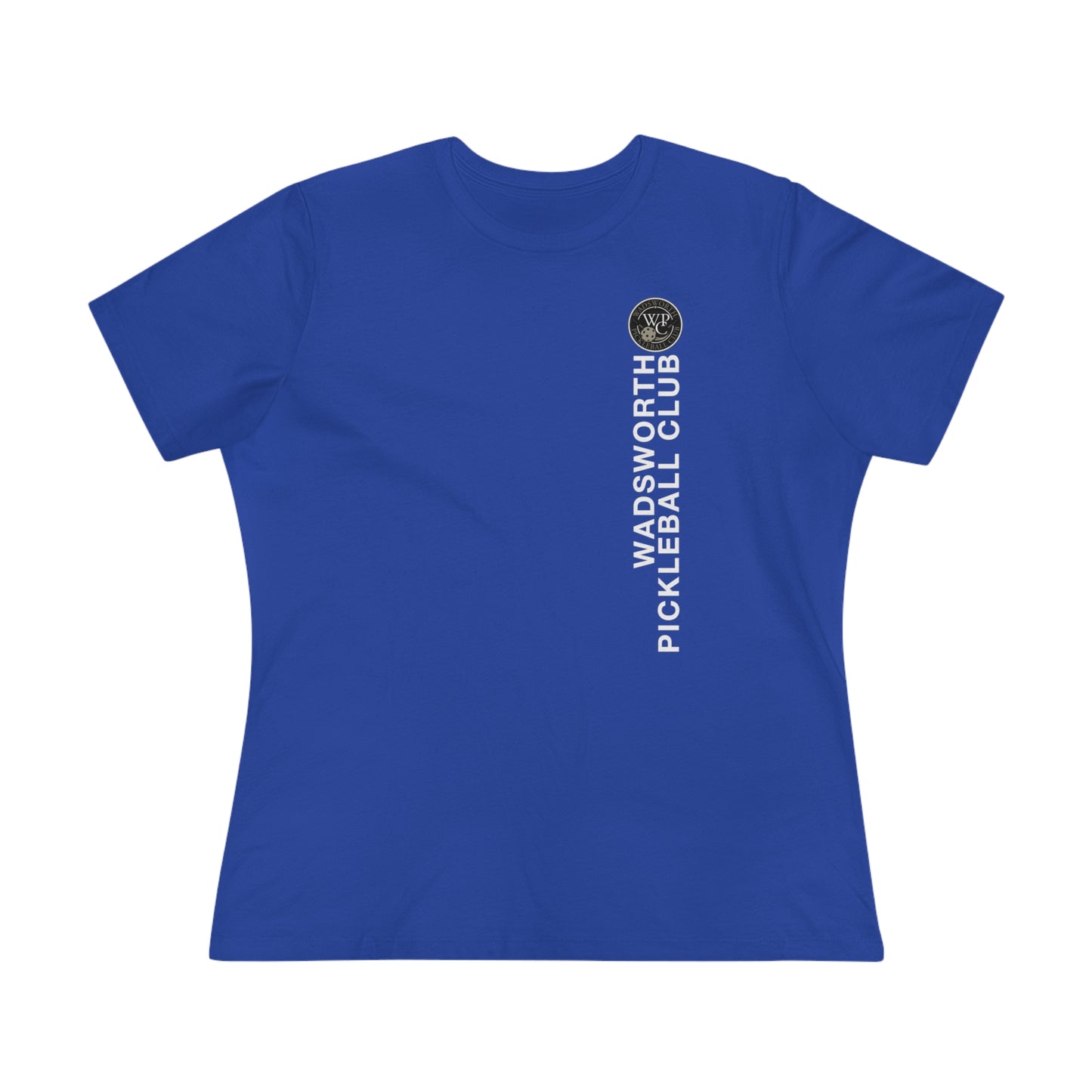 WPC VERTICAL WHITE, Relaxed Fit Women's T-shirt