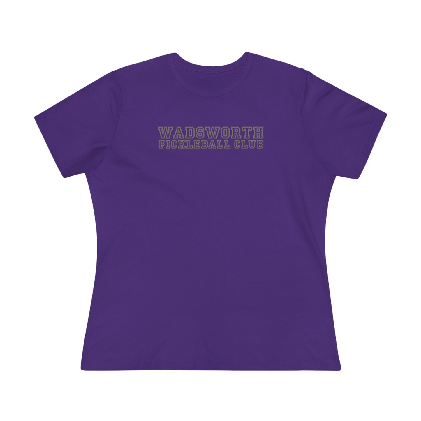 WPC COLLEGE FONT, Relaxed Fit Women's T-shirt