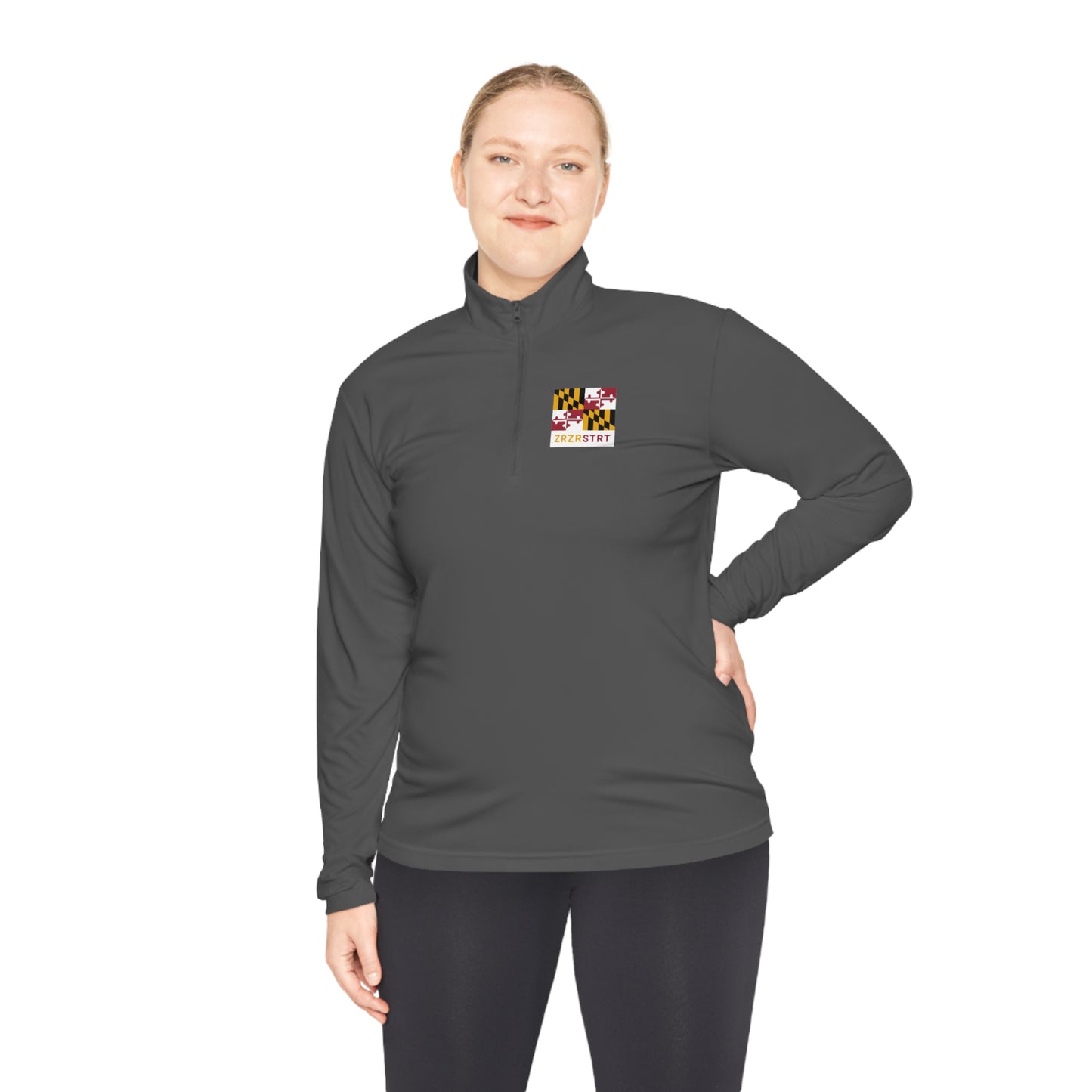 MARYLAND ZERO, ZERO, START, SPORT-TEK, Unisex Quarter-Zip Pullover