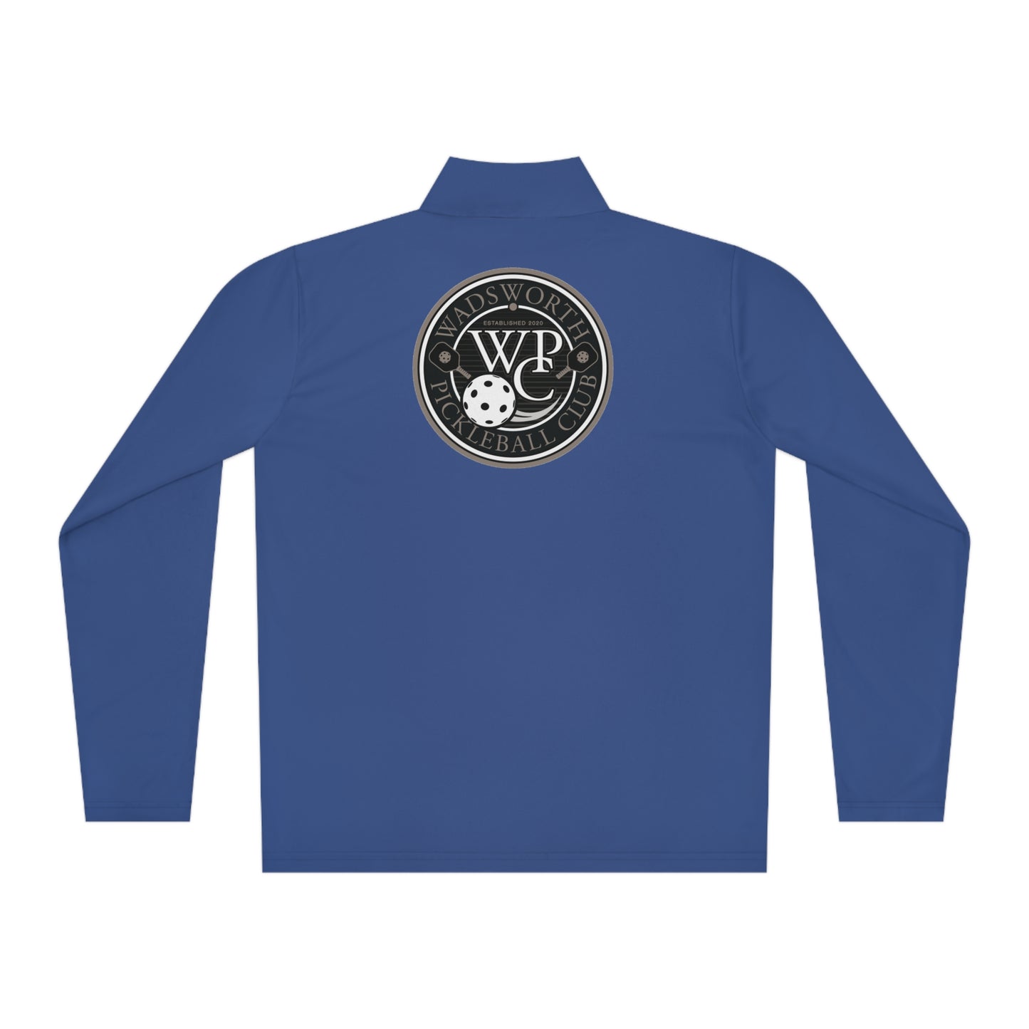WPC GRAY LOGOS (FRONT & BACK) - Unisex Quarter-Zip Pullover