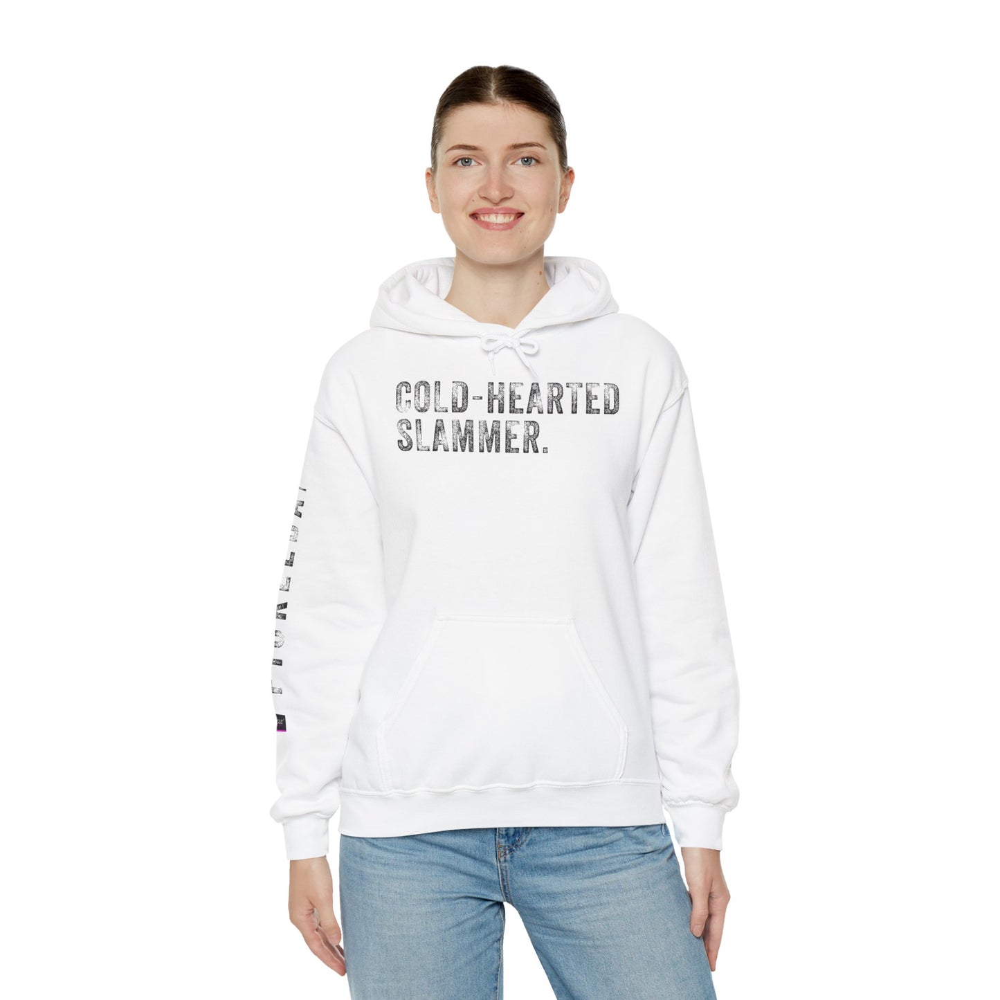 COLD-HEARTED SLAMMER, Unisex Heavy Blend™ Hooded Sweatshirt