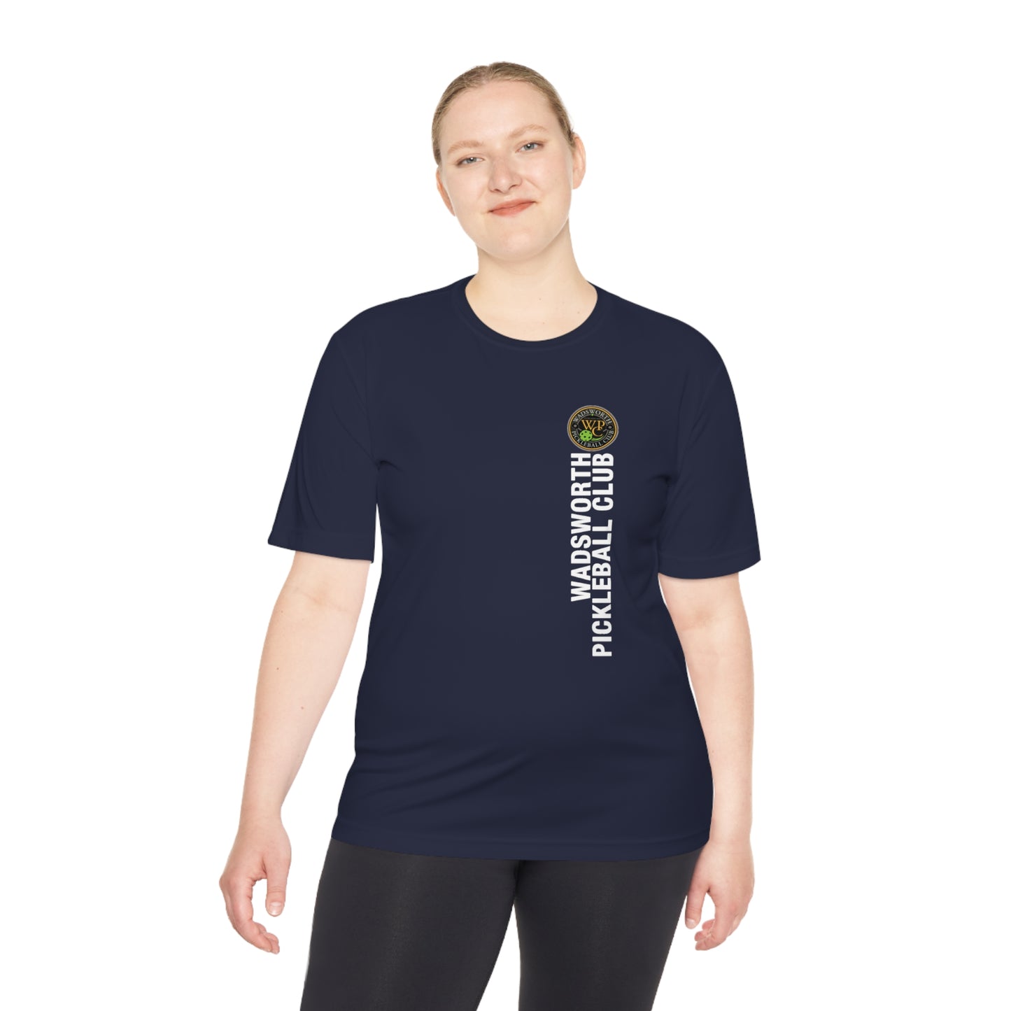 WPC COLOR VERTICAL LOGO SPORT-TEK (FRONT & LOGO BACK) - Unisex Moisture Wicking Tee