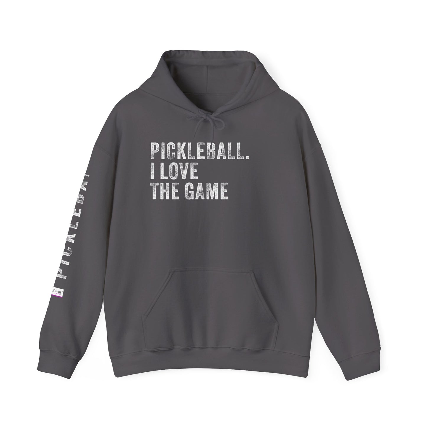 PICKLEBALL. I LOVE THE GAME. Unisex Heavy Blend™ Hooded Sweatshirt