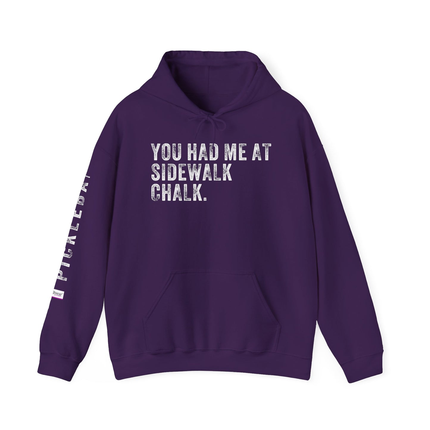 YOU HAD ME AT SIDEWALK CHALK, Unisex Heavy Blend™ Hooded Sweatshirt