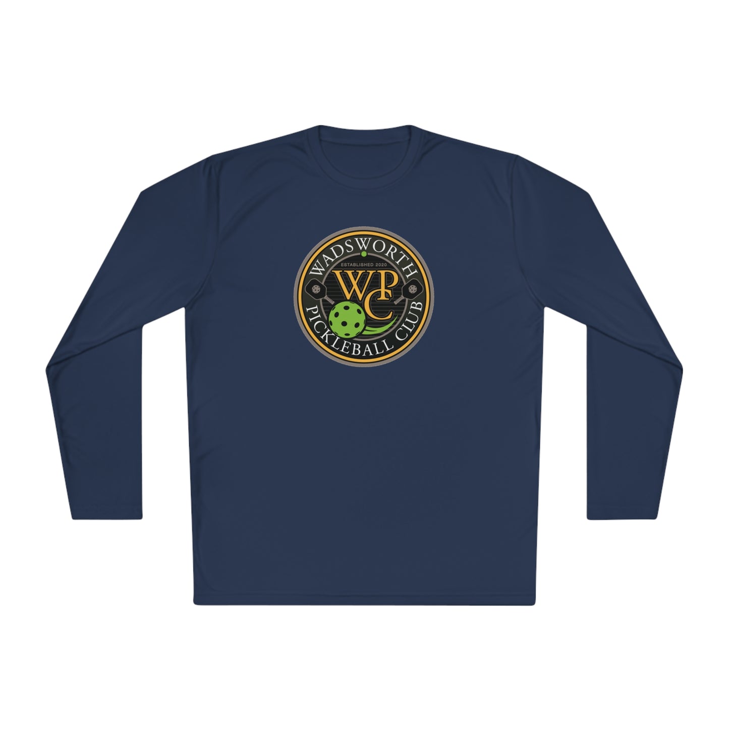 WPC COLOR LOGO SPORT-TEK (FRONT & PICKLEBALL BACK) - Unisex Lightweight Long Sleeve Tee