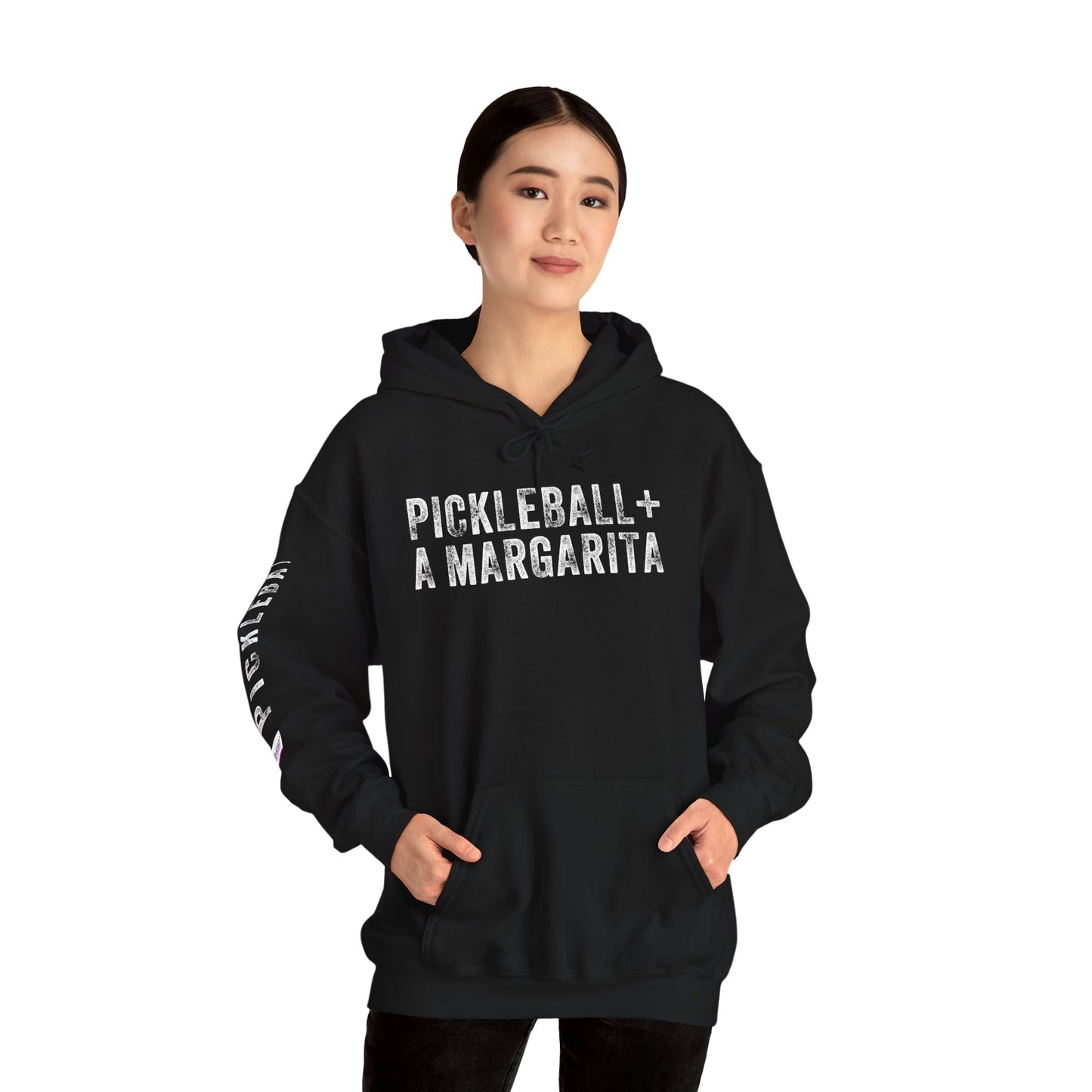 PICKLEBALL + A MARGARITA, Unisex Heavy Blend™ Hooded Sweatshirt