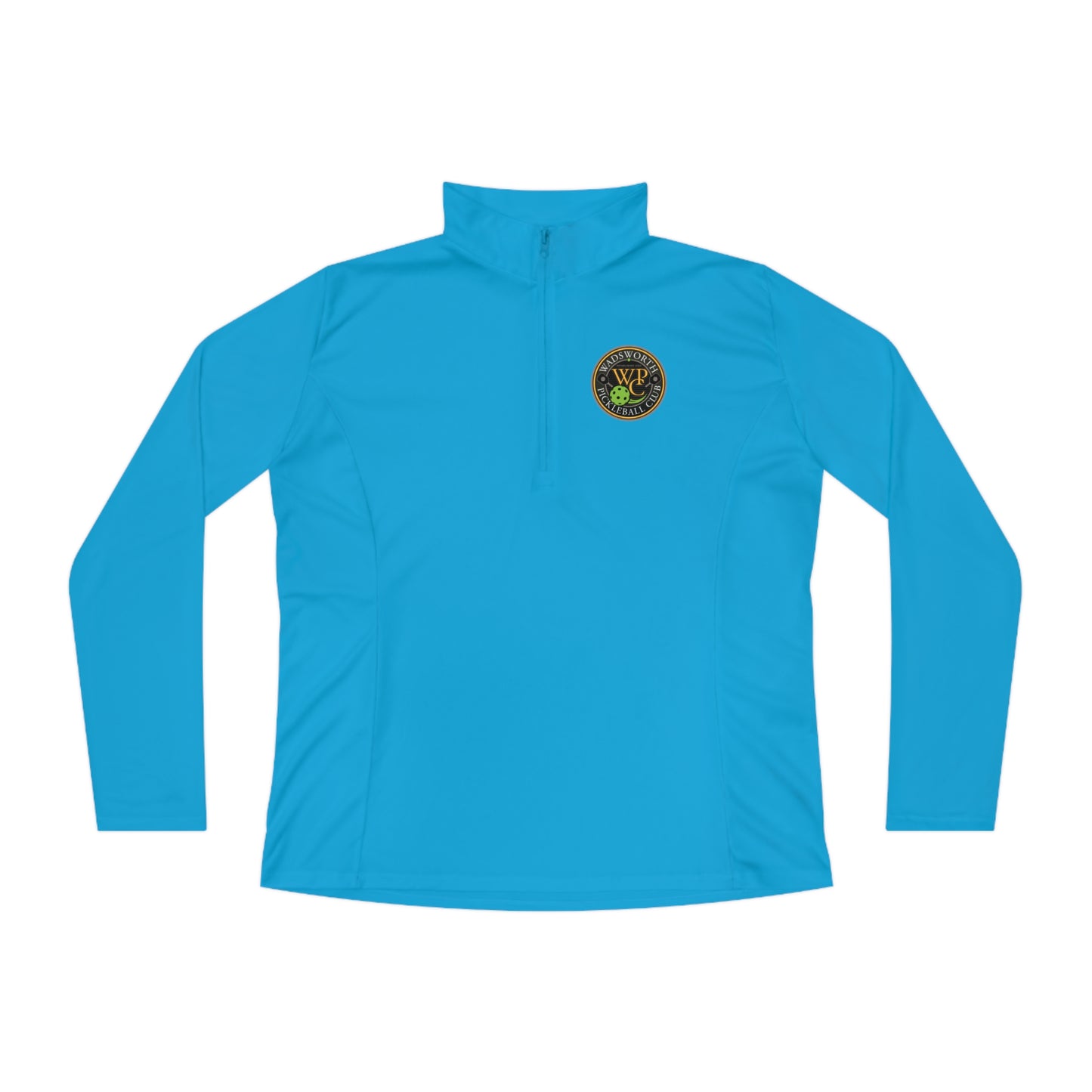 WPC CIRCULAR COLOR LOGOS LADIES SPORT-TEK (FRONT & BACK) - Ladies Quarter-Zip Pullover