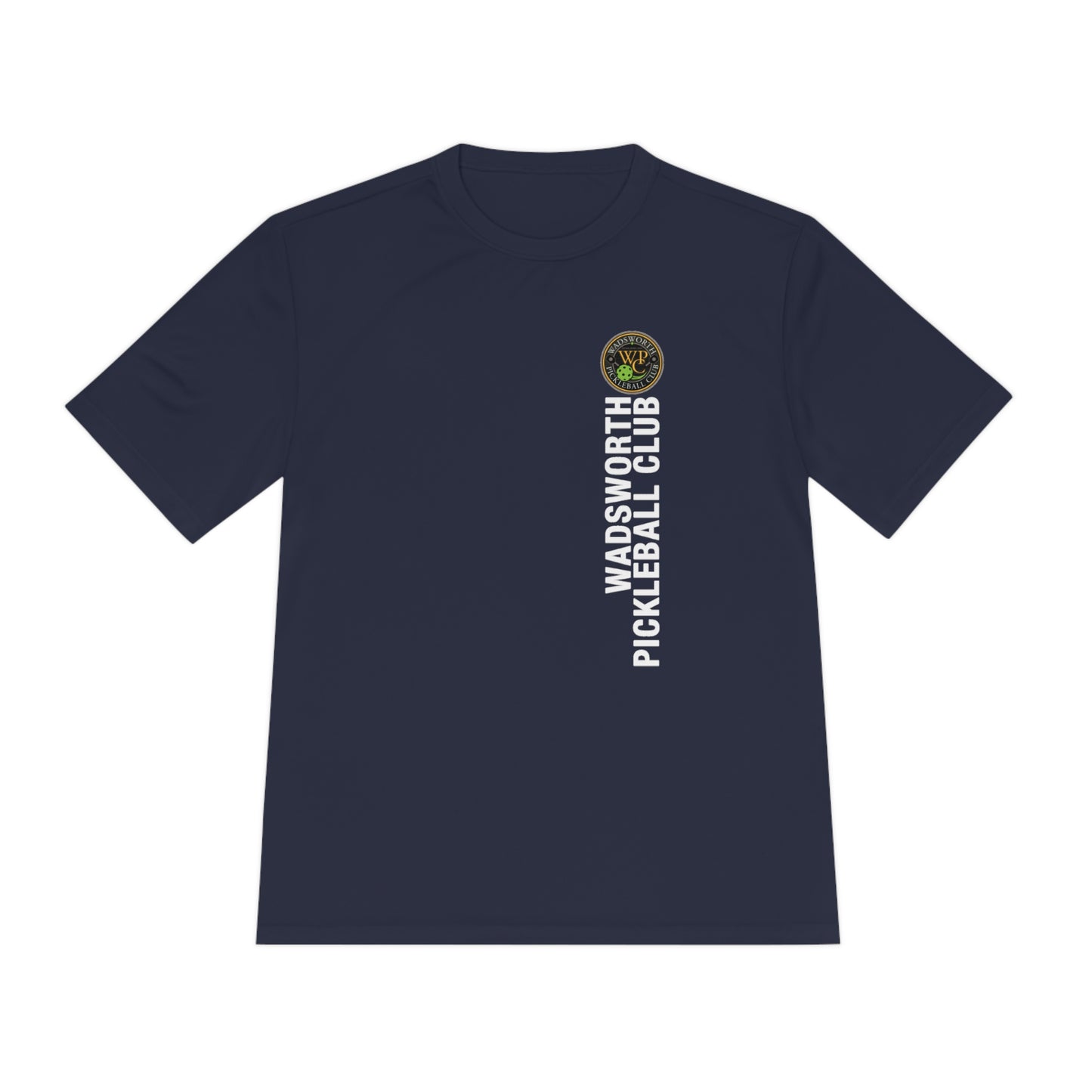 WPC COLOR VERTICAL LOGO SPORT-TEK (FRONT & LOGO BACK) - Unisex Moisture Wicking Tee