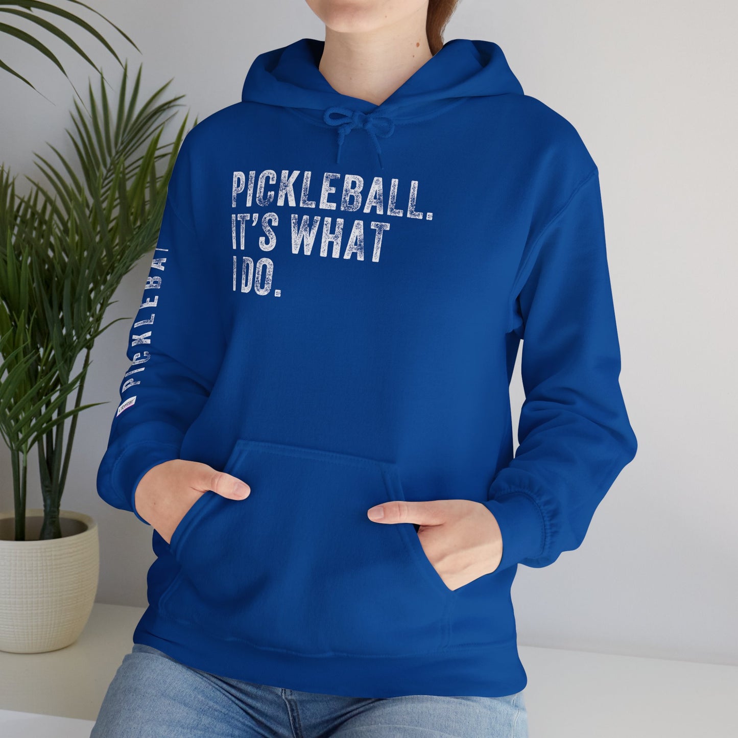 PICKLEBALL. IT'S WHAT I DO. Unisex Heavy Blend™ Hooded Sweatshirt