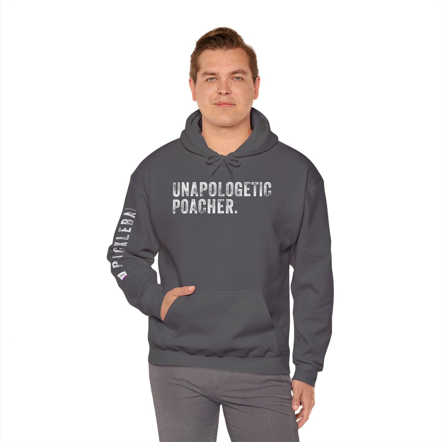 UNAPOLOGETIC POACHER, Unisex Heavy Blend™ Hooded Sweatshirt