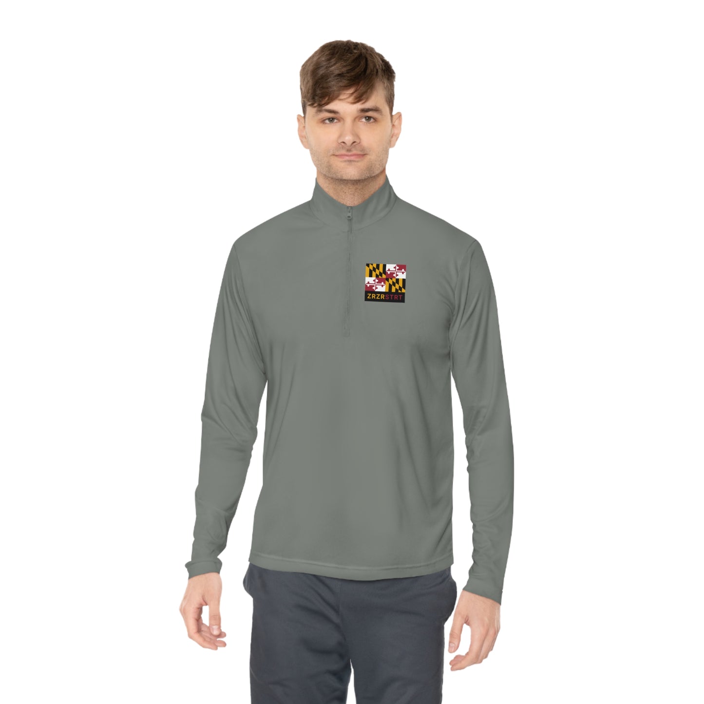 MARYLAND ZERO, ZERO, START, SPORT-TEK, Unisex Quarter-Zip Pullover