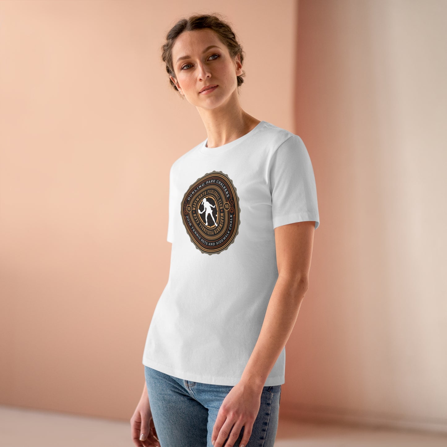 BEDILLION-DURLING PARK CHALKERS (FRONT & BACK), Women's Relaxed Fit T-shirt