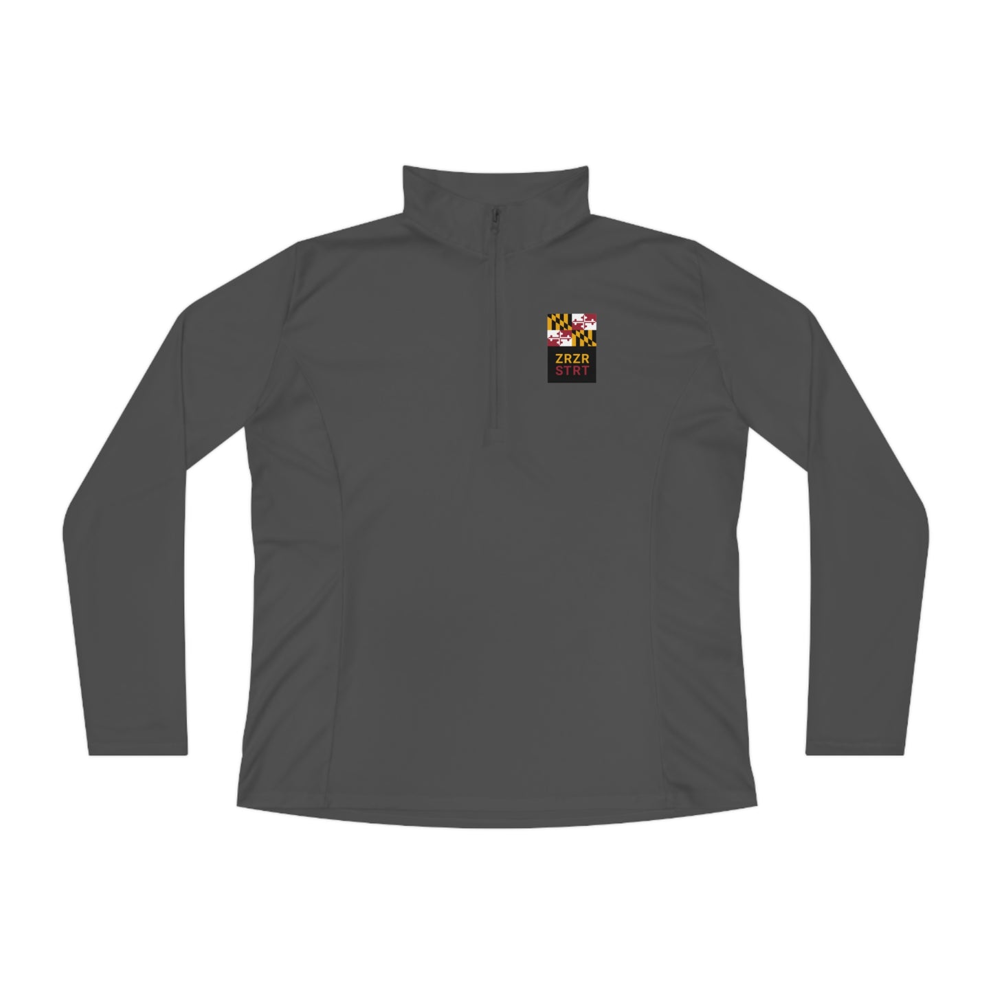 MARYLAND, ZERO, ZERO, STRT, WOMEN'S SPORT-TEK, Quarter-zip Pullover