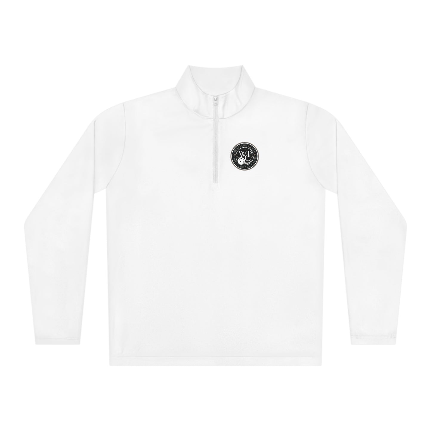 WPC GRAY LOGO (FRONT & PICKLEBALL BACK) - Unisex Quarter-Zip Pullover