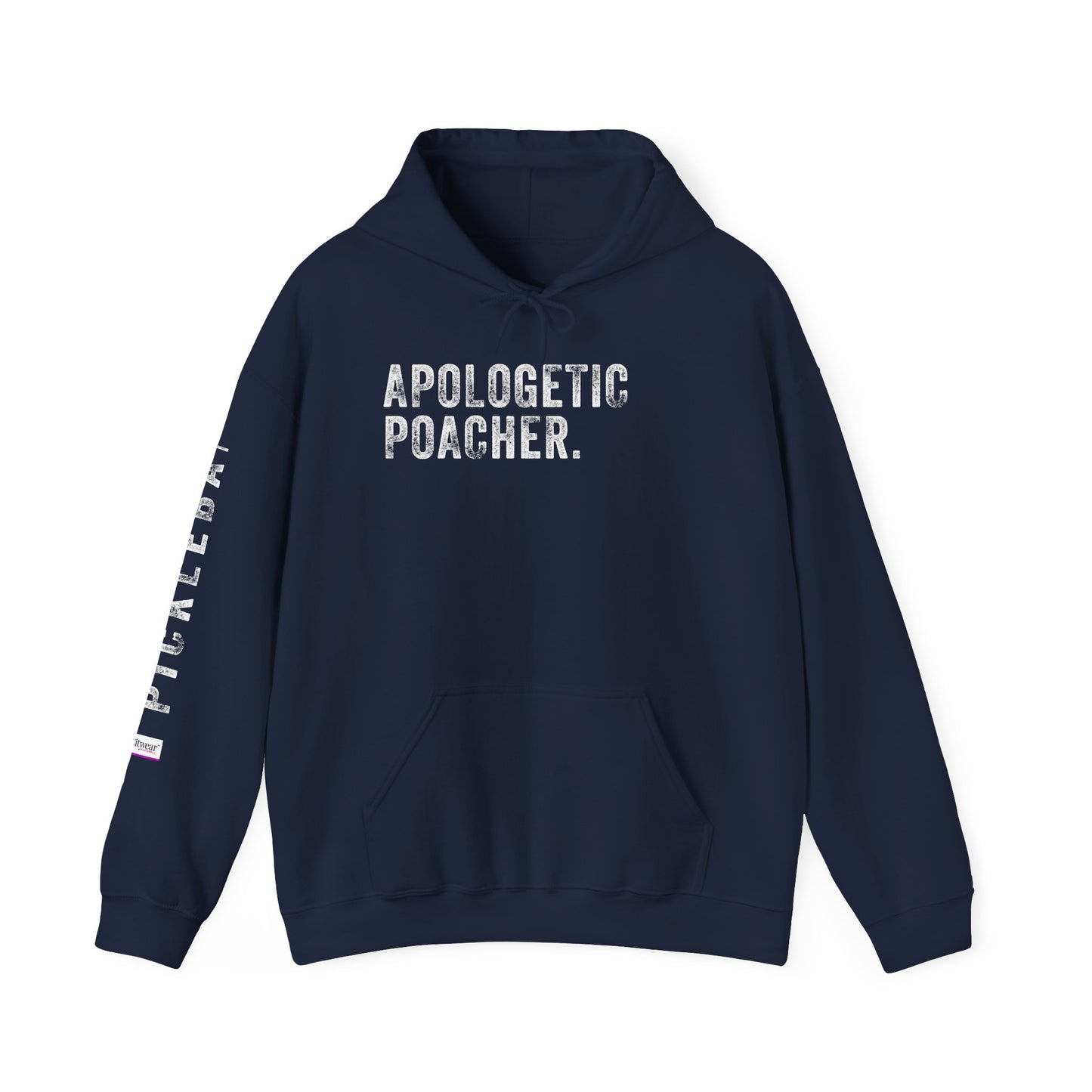APOLOGETIC POACHER, Unisex Heavy Blend™ Hooded Sweatshirt