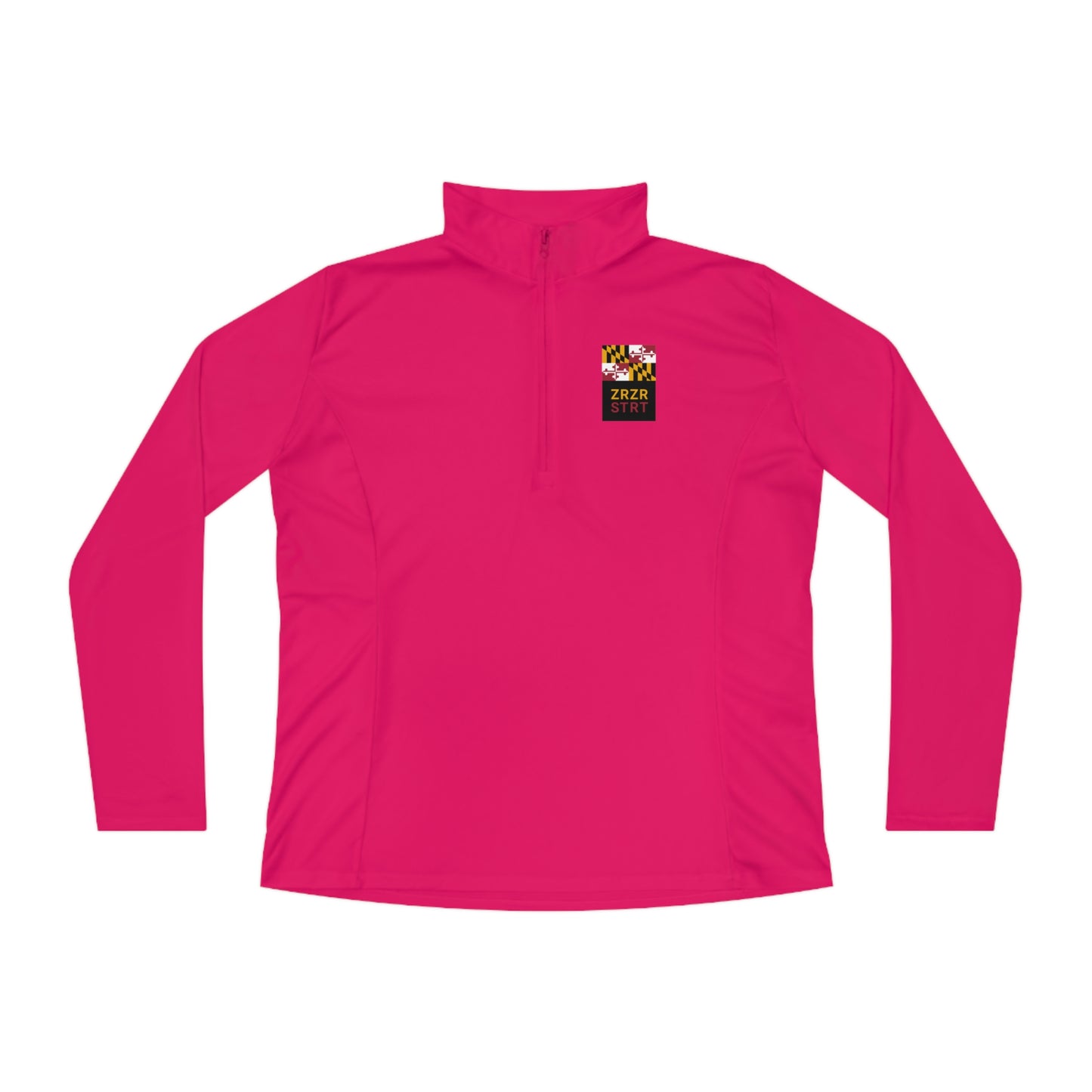 MARYLAND, ZERO, ZERO, STRT, WOMEN'S SPORT-TEK, Quarter-zip Pullover