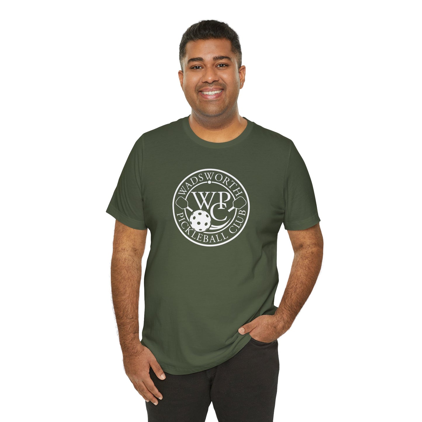 WPC White Logo- Unisex Jersey Short Sleeve Tee