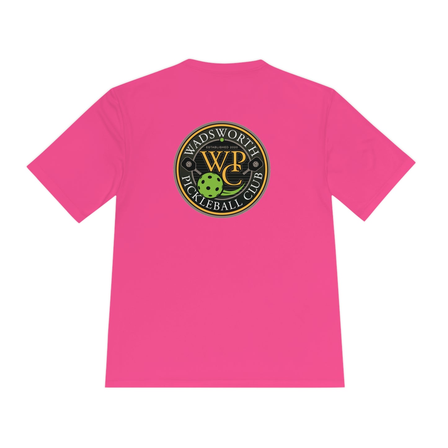 WPC COLOR POCKET LOGO SPORT-TEK (FRONT & LOGO BACK) - Unisex Moisture Wicking Tee