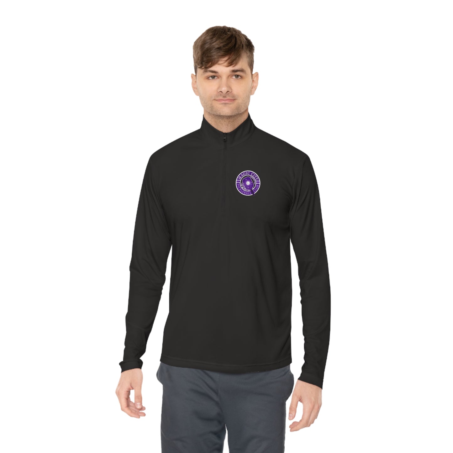 MCPC CIRCLE LOGO (FRONT & PICKLEBALL BACK) - Unisex Quarter-Zip Pullover