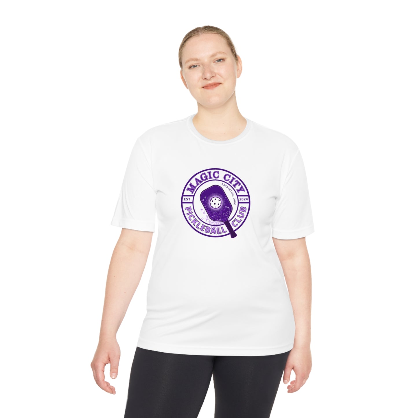 MCPC CIRCLE LOGO (FRONT & PICKLEBALL BACK) Unisex Moisture Wicking SPORT-TEK Tee