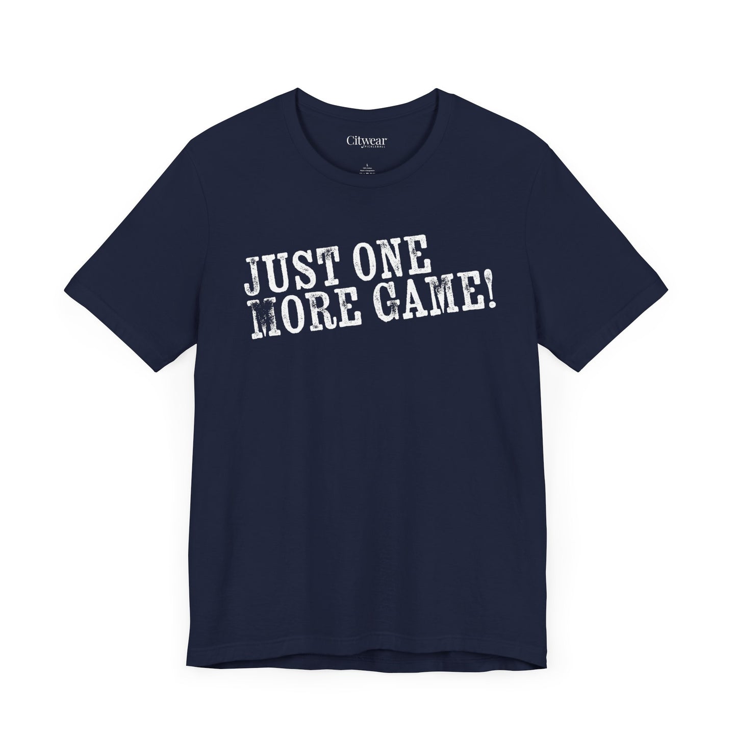 JUST ONE MORE GAME (2 SIDED), Design 2, Unisex Jersey Short Sleeve Tee
