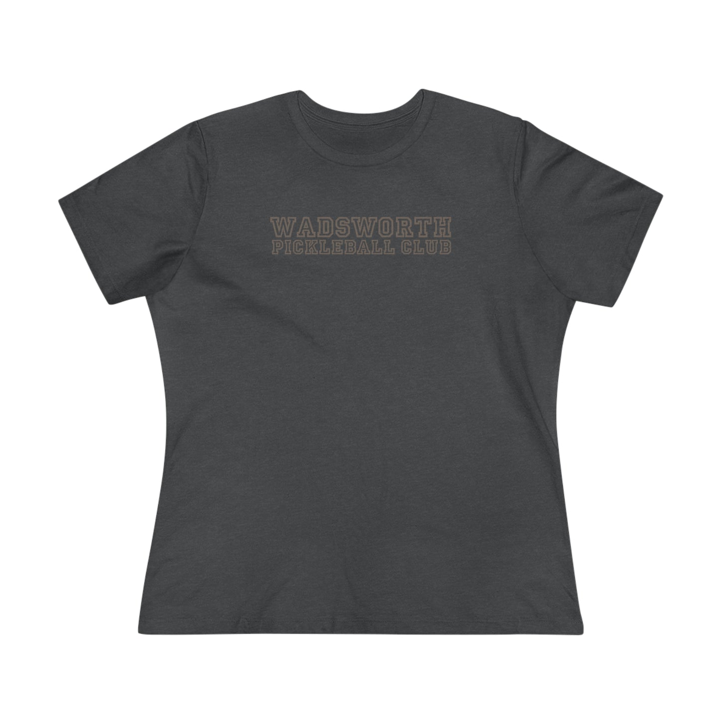 WPC COLLEGE FONT, Relaxed Fit Women's T-shirt