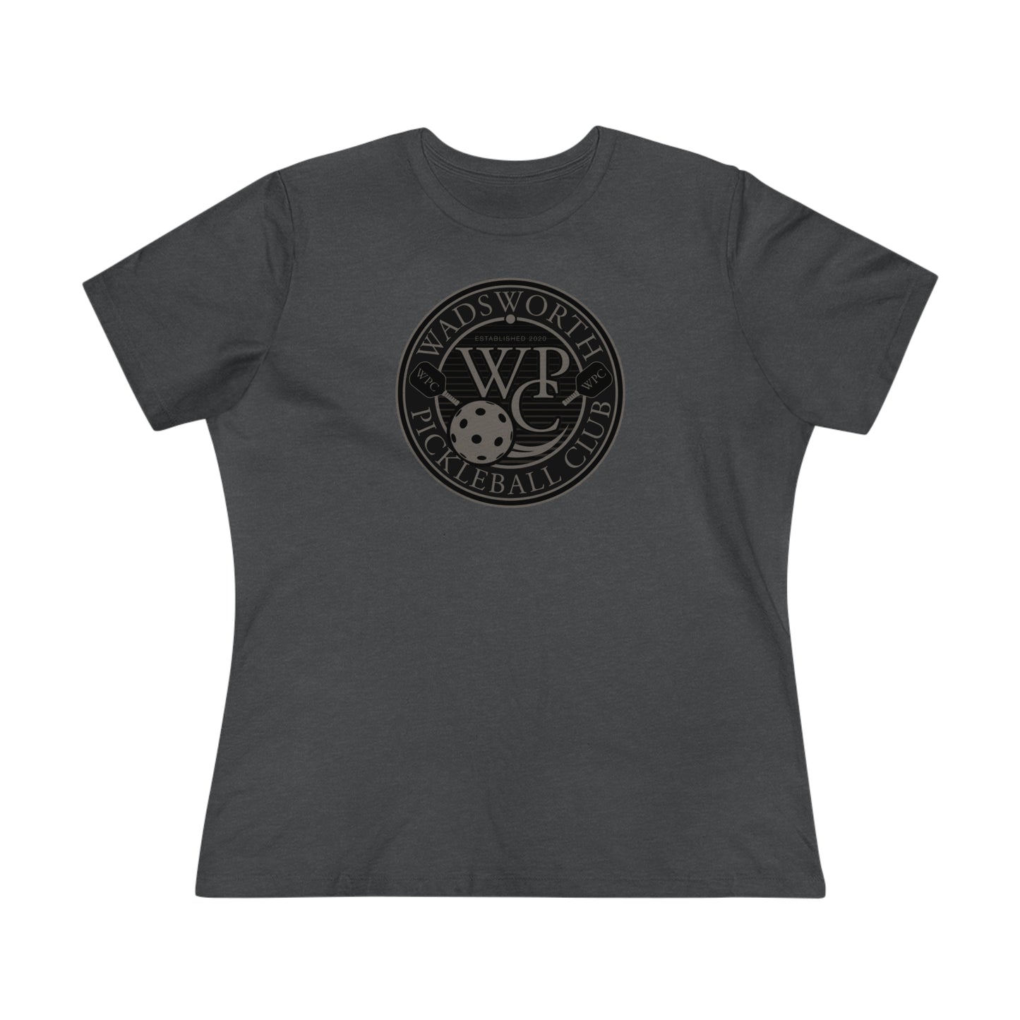 WPC GRAY BLACK, Relaxed Fit Women's T-shirt