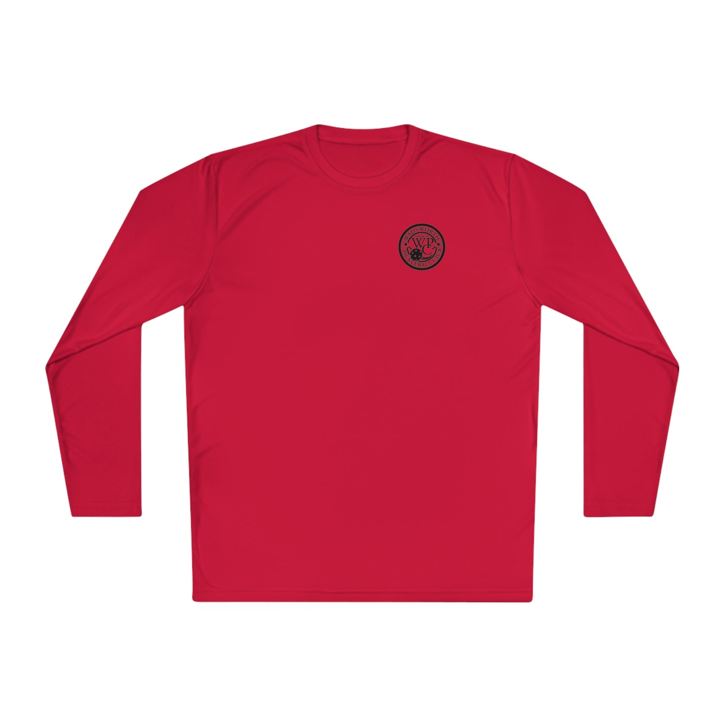 WPC WHITE-BLACK LOGOS SPORT-TEK (FRONT & BACK) - Unisex Lightweight Long Sleeve Tee