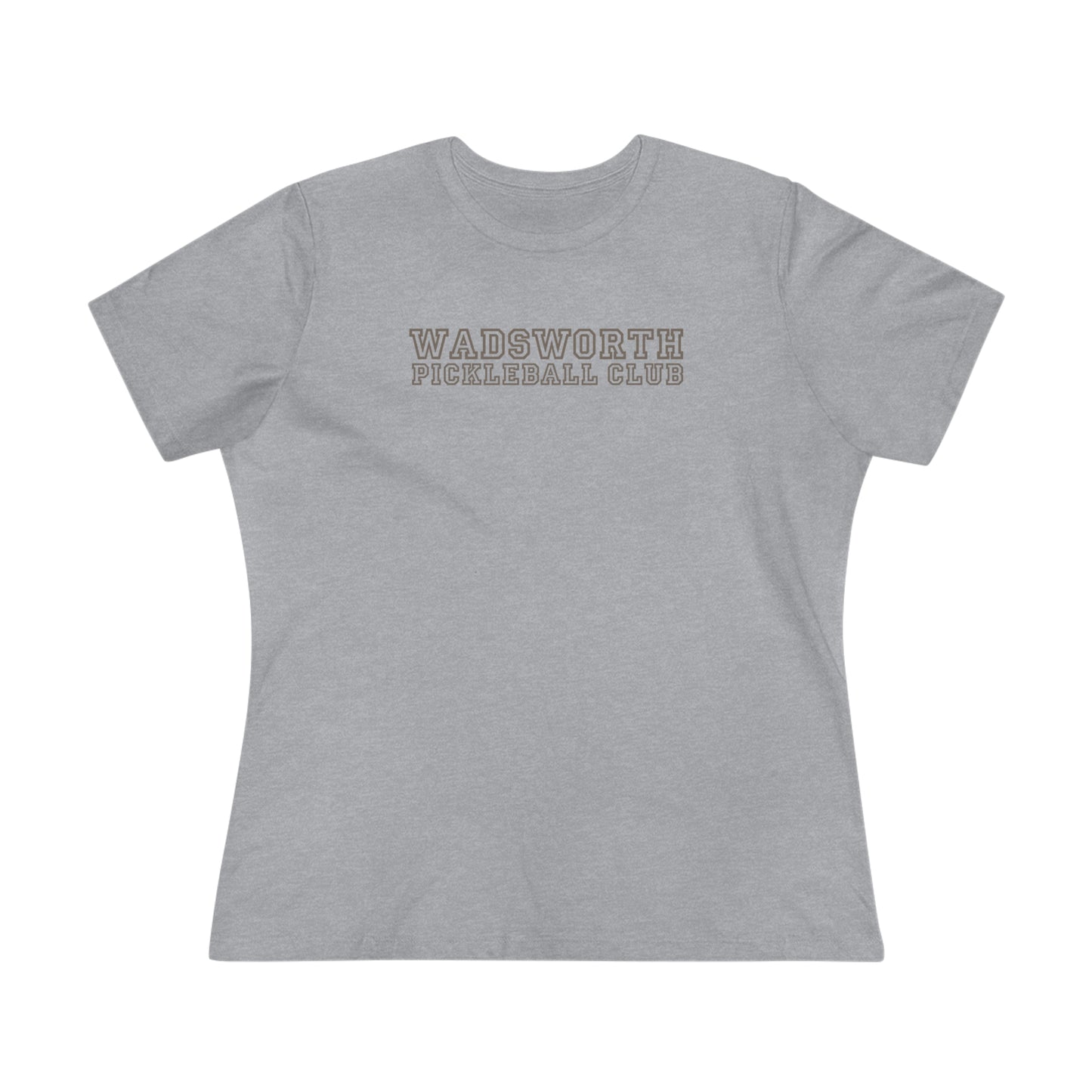 WPC COLLEGE FONT, Relaxed Fit Women's T-shirt