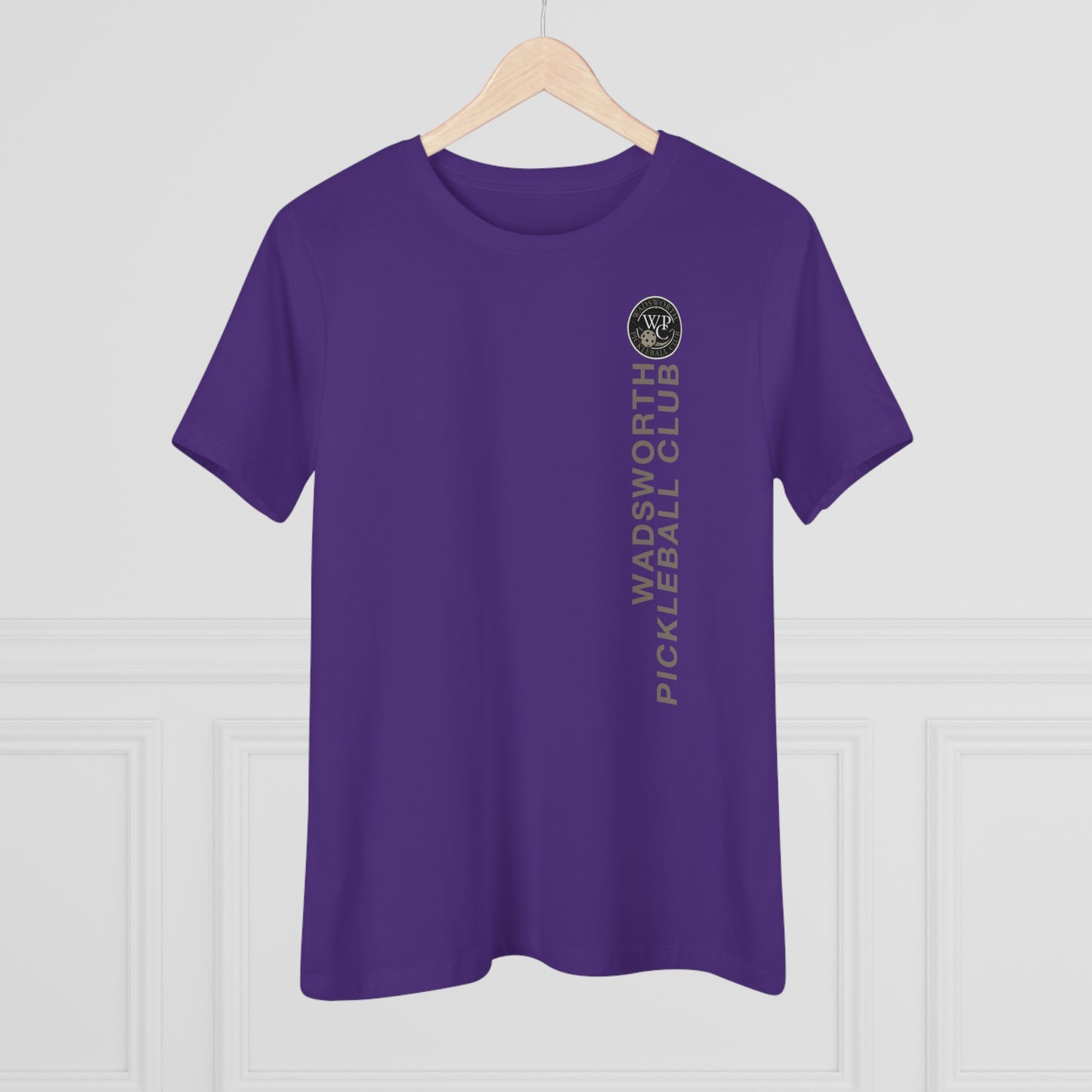 WPC VERTICAL GRAY WHITE, Relaxed Fit Women's T-shirt