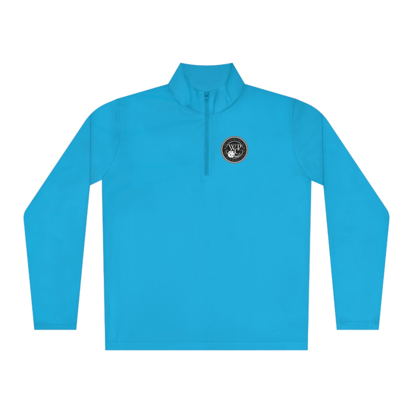 WPC GRAY LOGO (FRONT & PICKLEBALL BACK) - Unisex Quarter-Zip Pullover