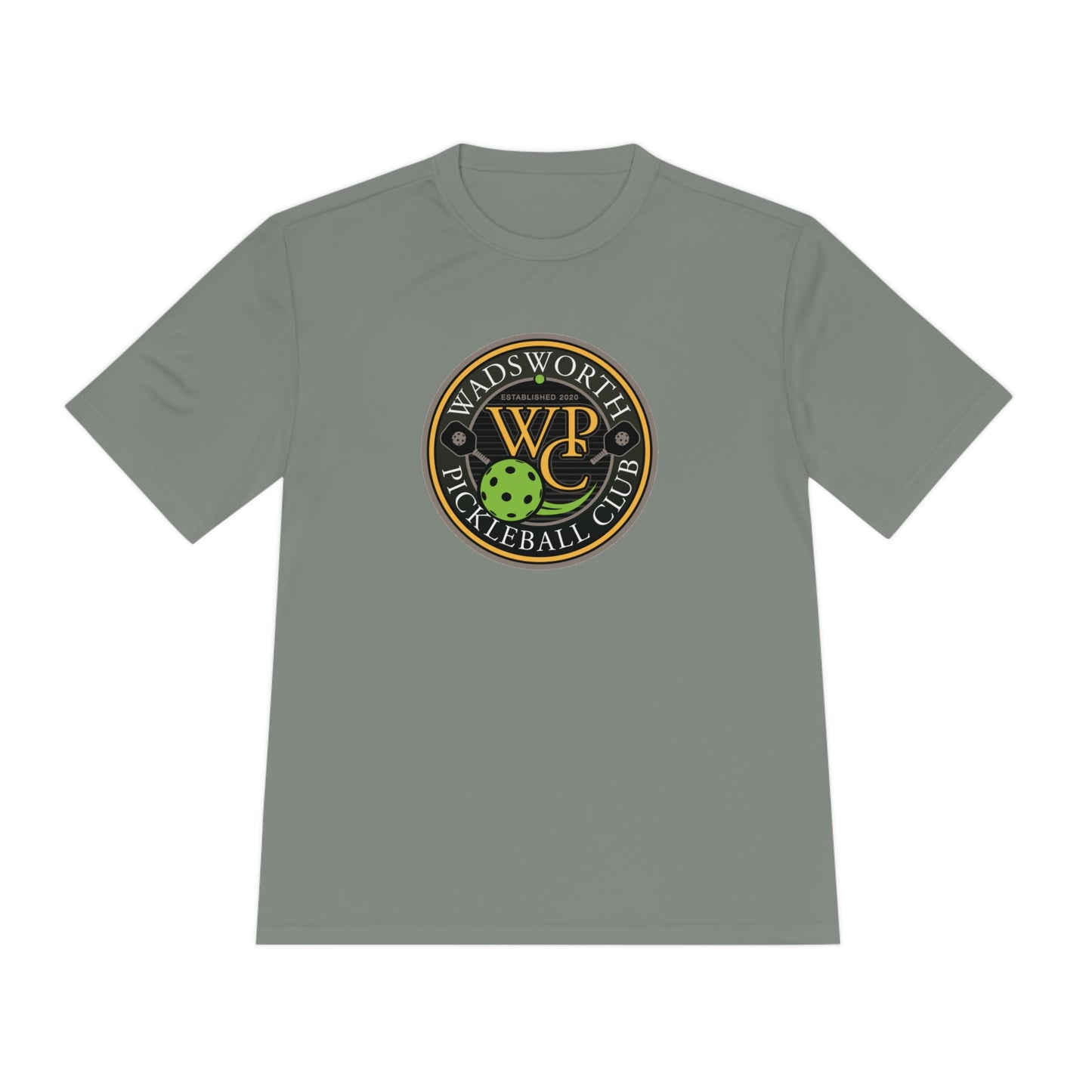 WPC COLOR LOGO SPORT-TEK (FRONT & PICKLEBALL BACK) - Unisex Moisture Wicking Tee
