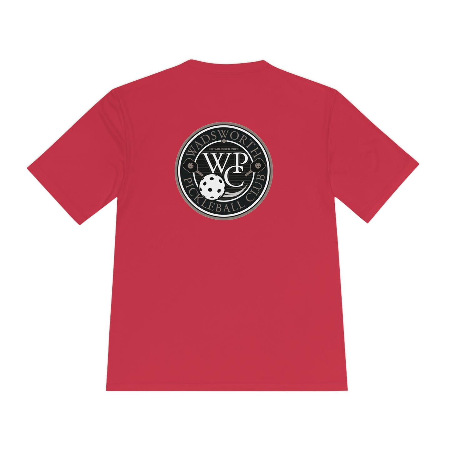 WPC GRAY POCKET LOGO SPORT-TEK (FRONT & LOGO BACK) - Unisex Moisture Wicking Tee