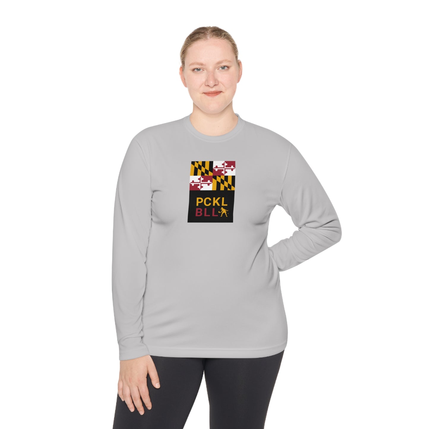 MD FLAG, PCKL-BLL WOMAN ATHLETE-Unisex Lightweight Long Sleeve Tee