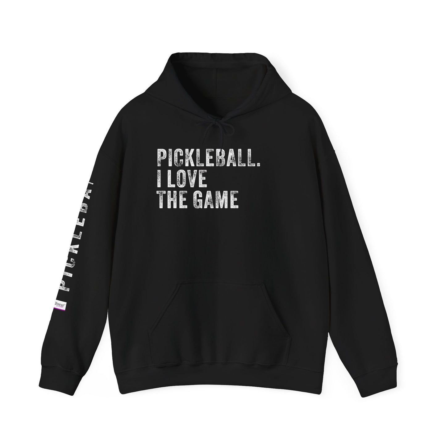PICKLEBALL. I LOVE THE GAME. Unisex Heavy Blend™ Hooded Sweatshirt