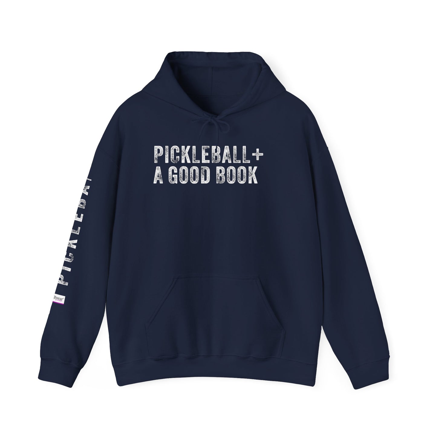 PICKLEBALL + GOOD BOOK, Unisex Heavy Blend™ Hooded Sweatshirt