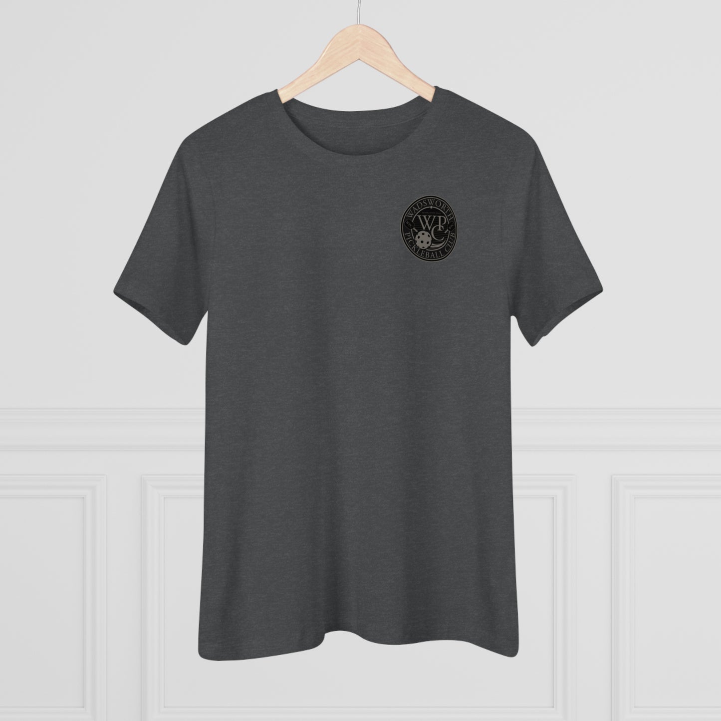 WPC GRAY BLACK POCKET, Relaxed Fit Women's T-shirt