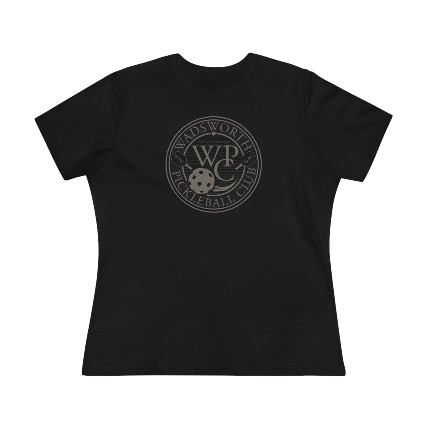 WPC GRAY BLACK, Relaxed Fit Women's T-shirt