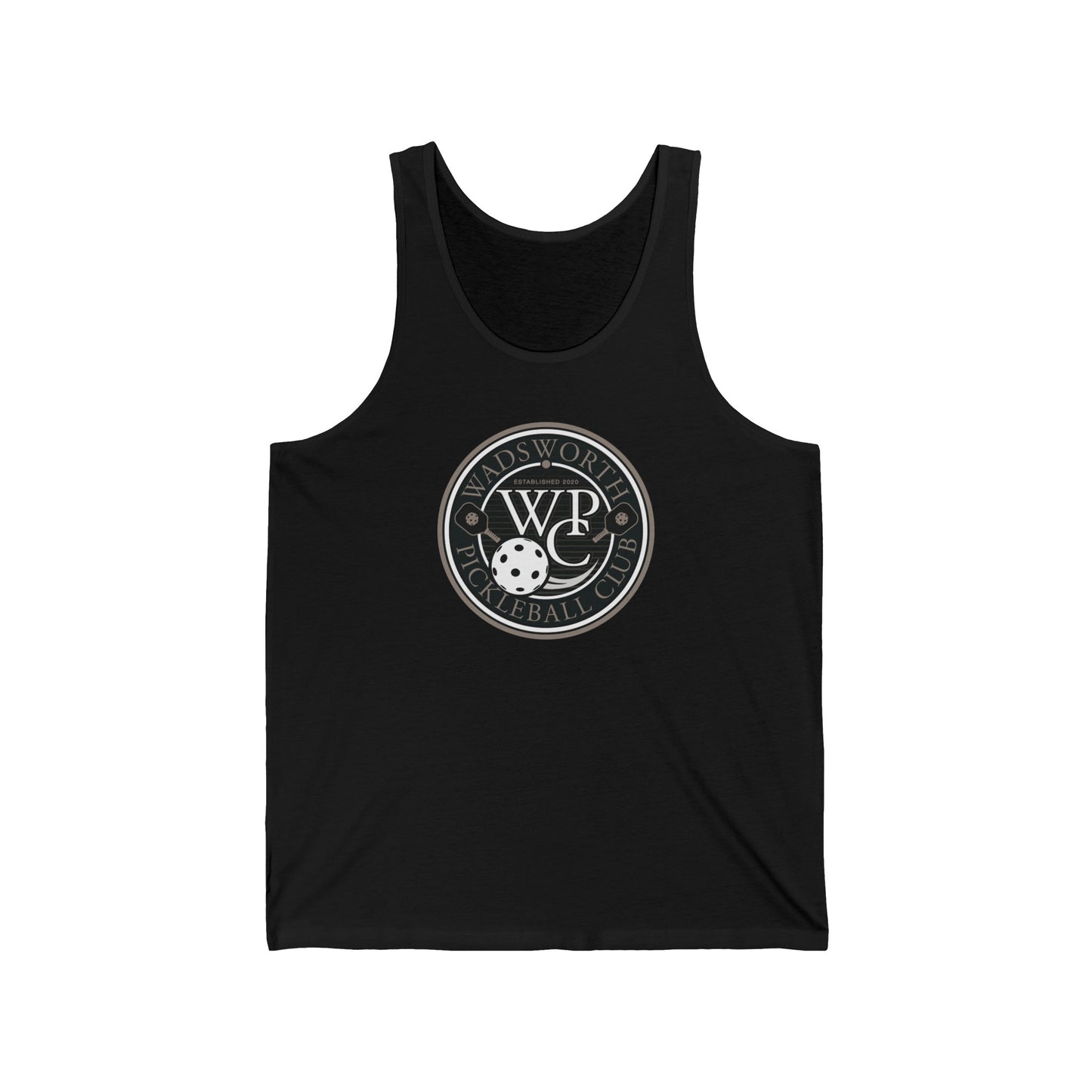 WPC GRAY LOGO (FRONT & PICKLEBALL BACK) - Unisex Jersey Tank