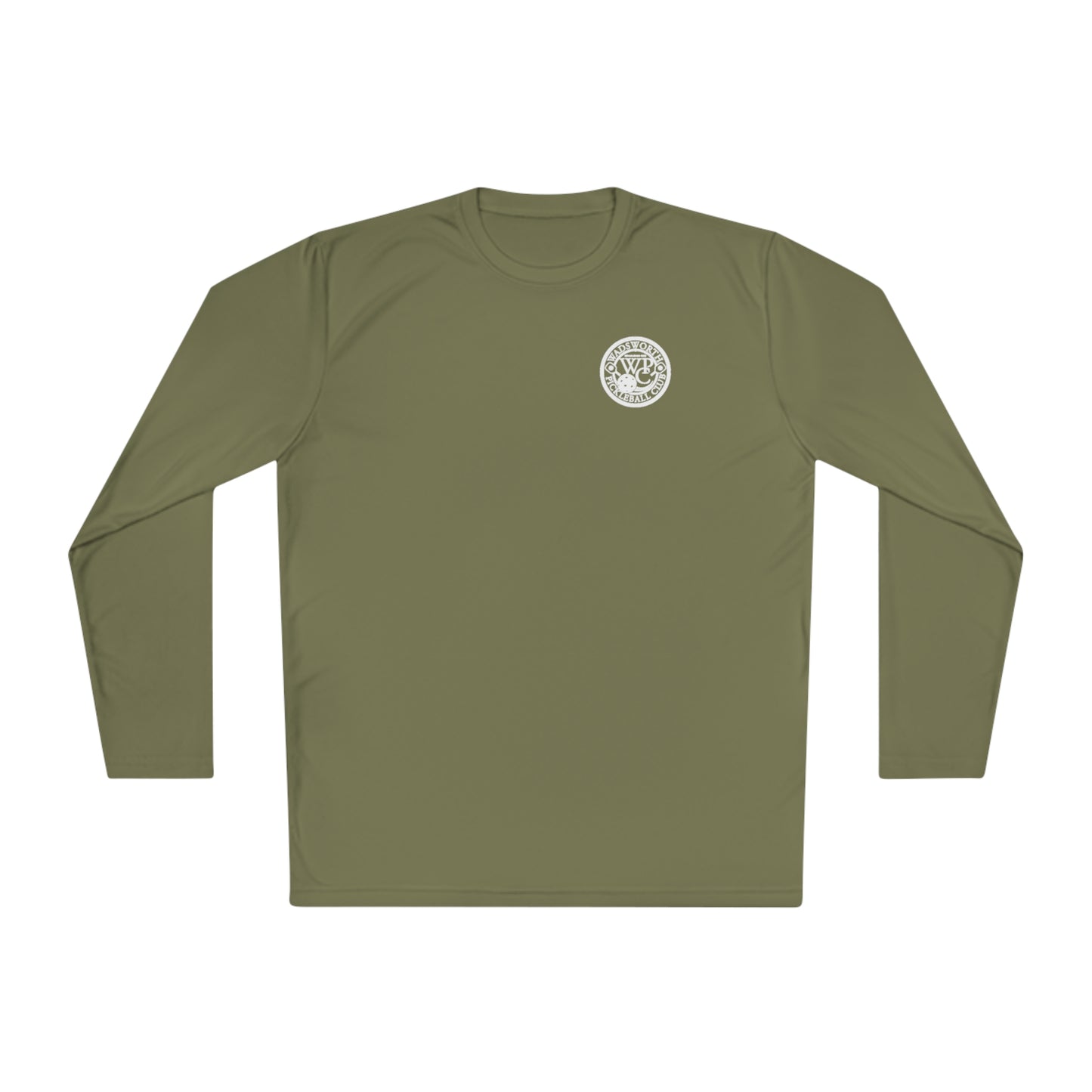 WPC WHITE-BLACK LOGO SPORT-TEK (FRONT & PICKLEBALL BACK) - Unisex Lightweight Long Sleeve Tee