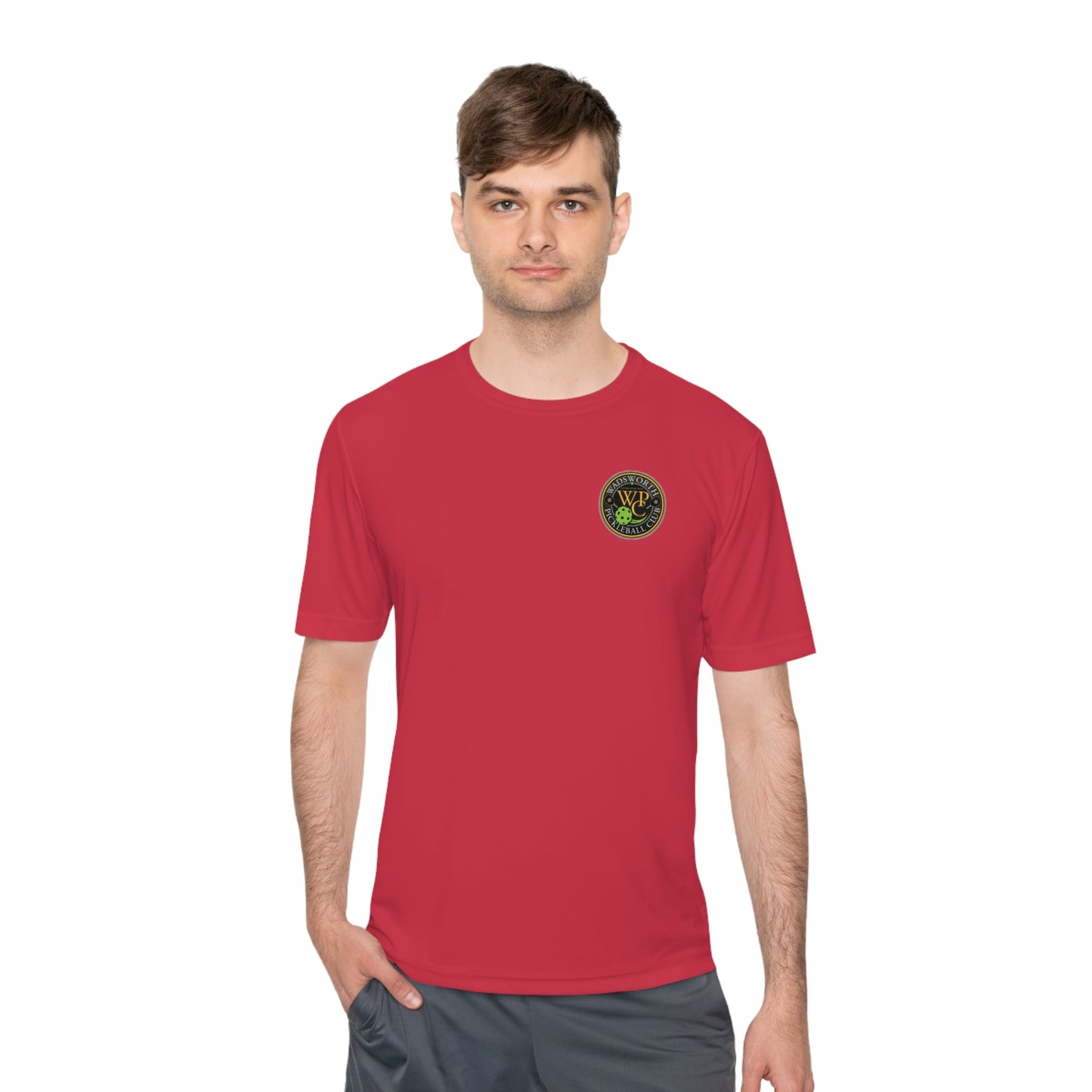 WPC COLOR POCKET LOGO SPORT-TEK (FRONT & PICKLEBALL BACK) - Unisex Moisture Wicking Tee