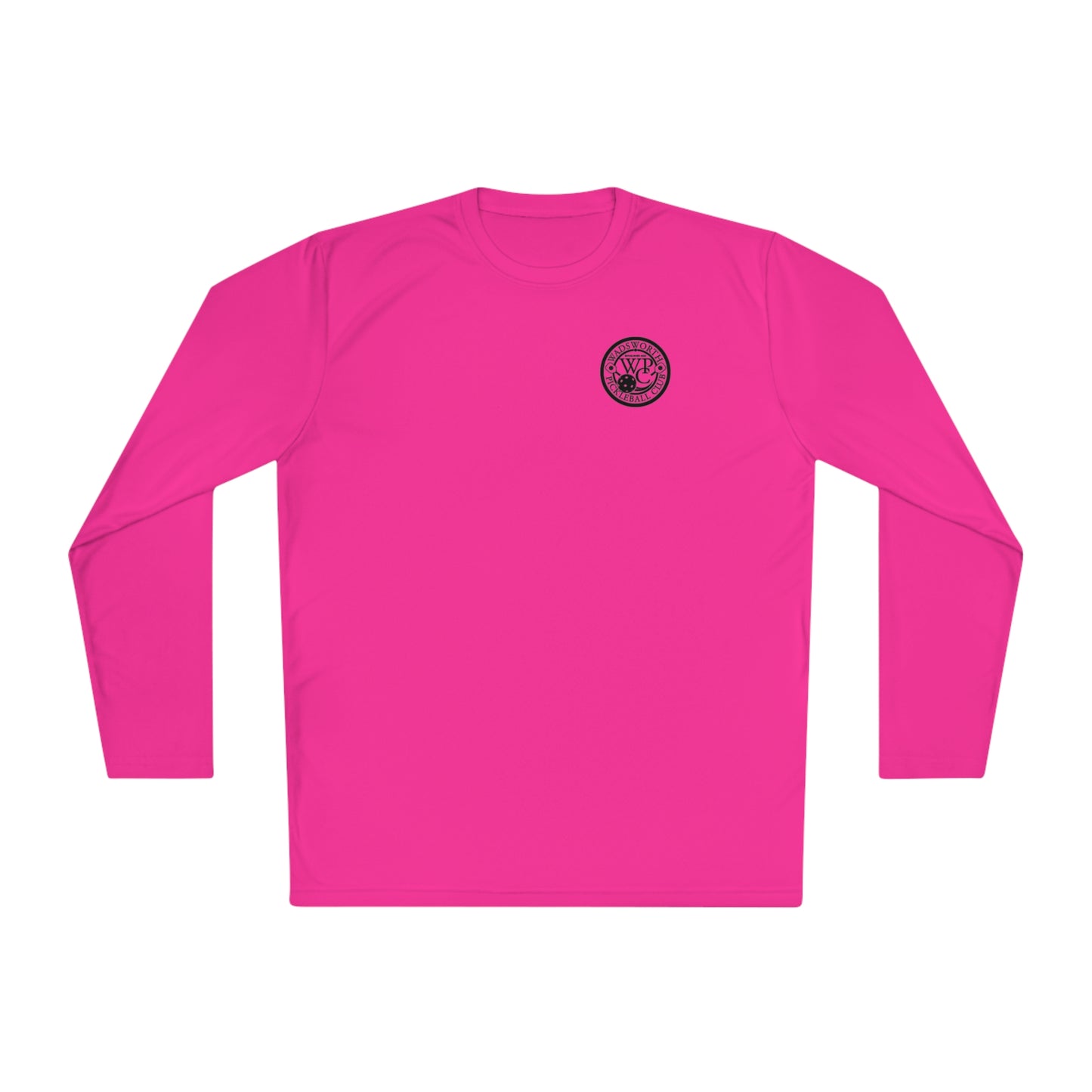 WPC WHITE-BLACK LOGOS SPORT-TEK (FRONT & BACK) - Unisex Lightweight Long Sleeve Tee