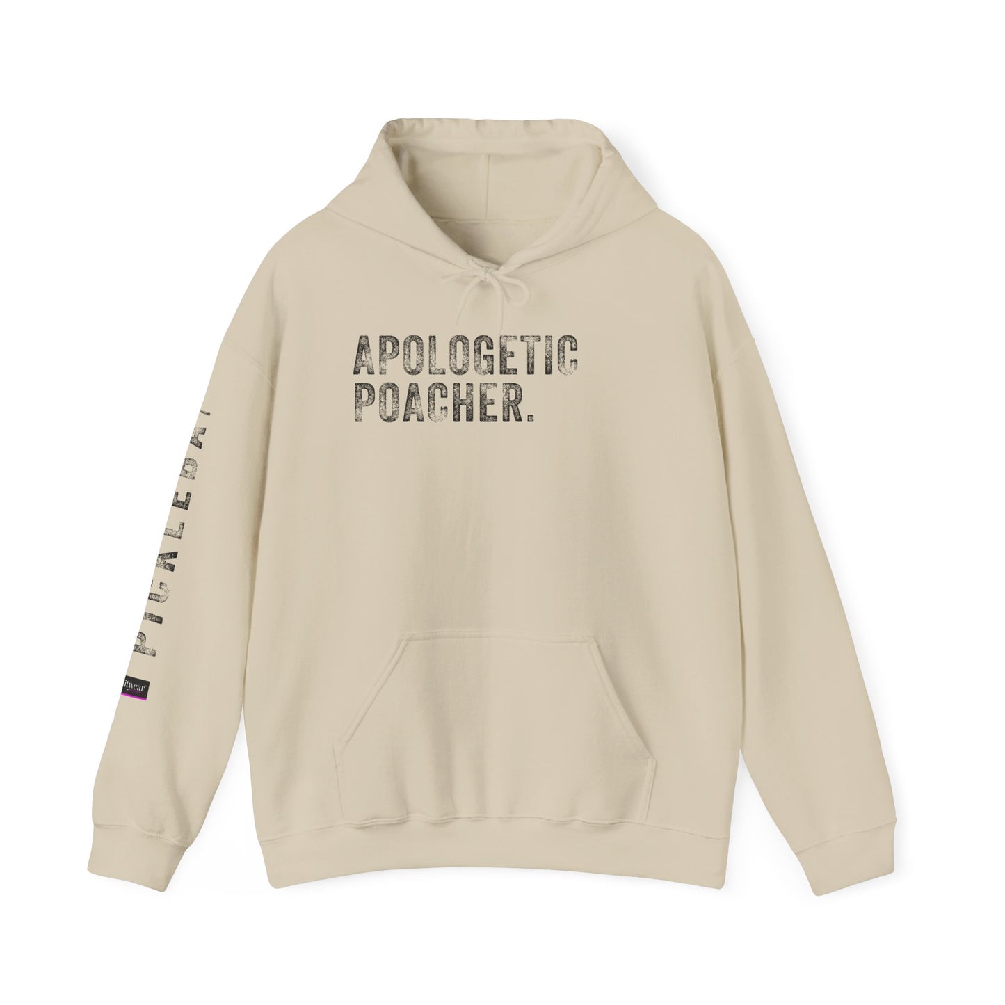 APOLOGETIC POACHER, Unisex Heavy Blend™ Hooded Sweatshirt