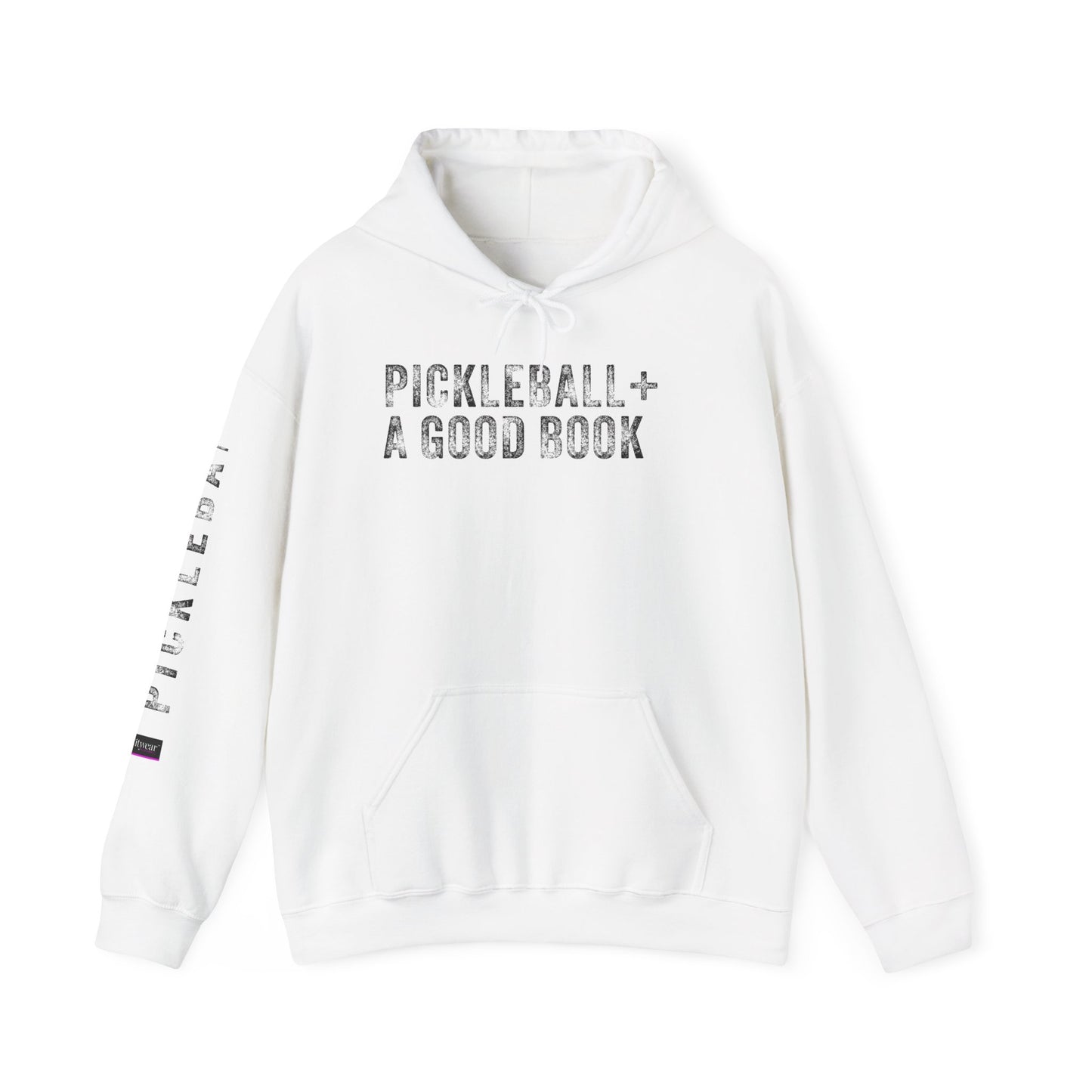 PICKLEBALL + GOOD BOOK, Unisex Heavy Blend™ Hooded Sweatshirt