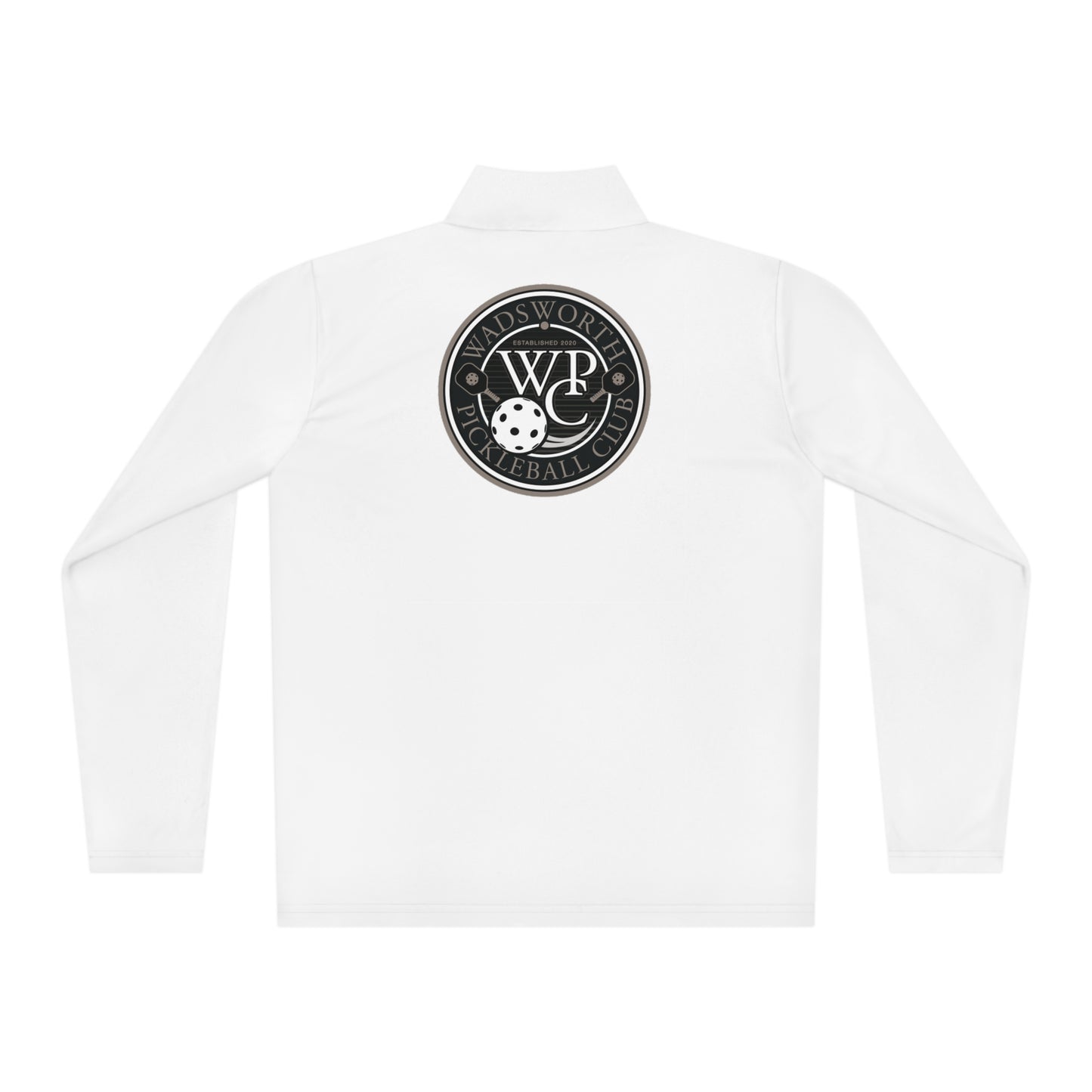 WPC GRAY LOGOS (FRONT & BACK) - Unisex Quarter-Zip Pullover