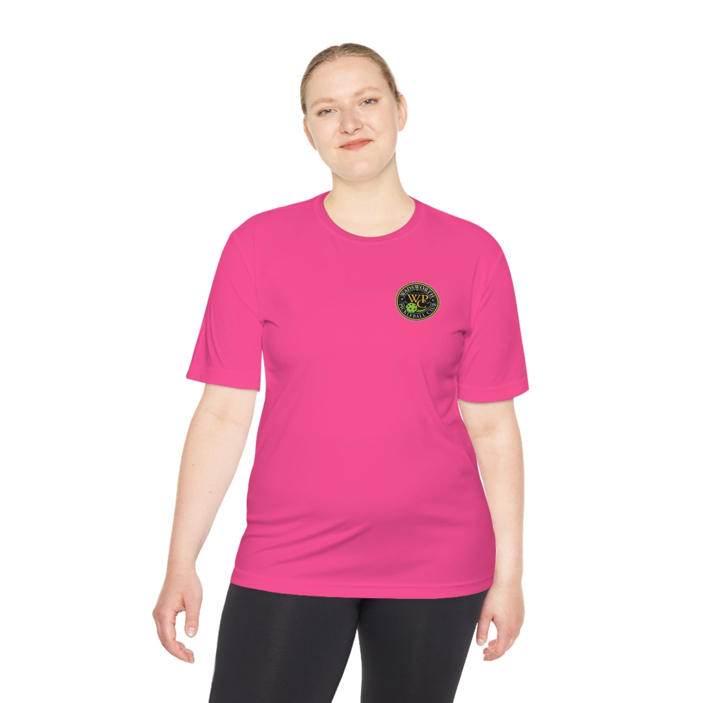 WPC COLOR POCKET LOGO SPORT-TEK (FRONT & PICKLEBALL BACK) - Unisex Moisture Wicking Tee
