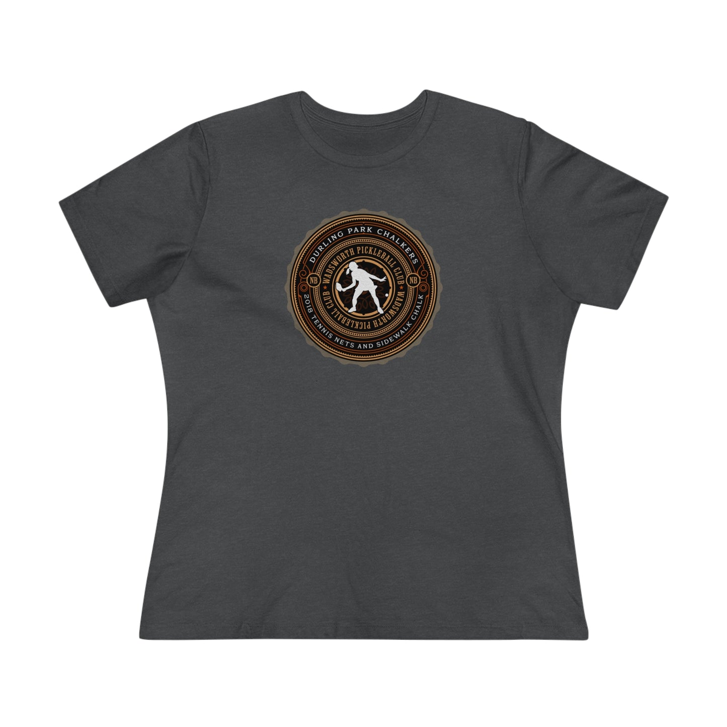 BEDILLION-DURLING PARK CHALKERS (FRONT & BACK), Women's Relaxed Fit T-shirt